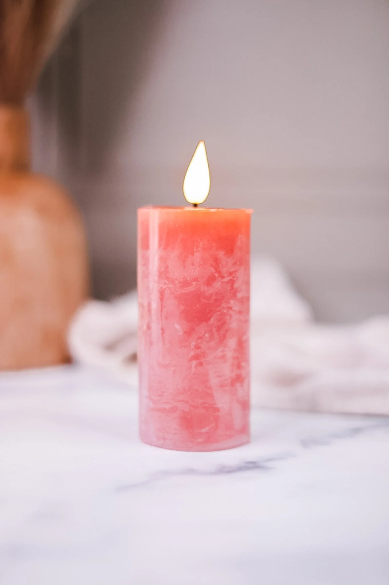 4" Pink LED Votive Candle FINAL SALE - Image 6