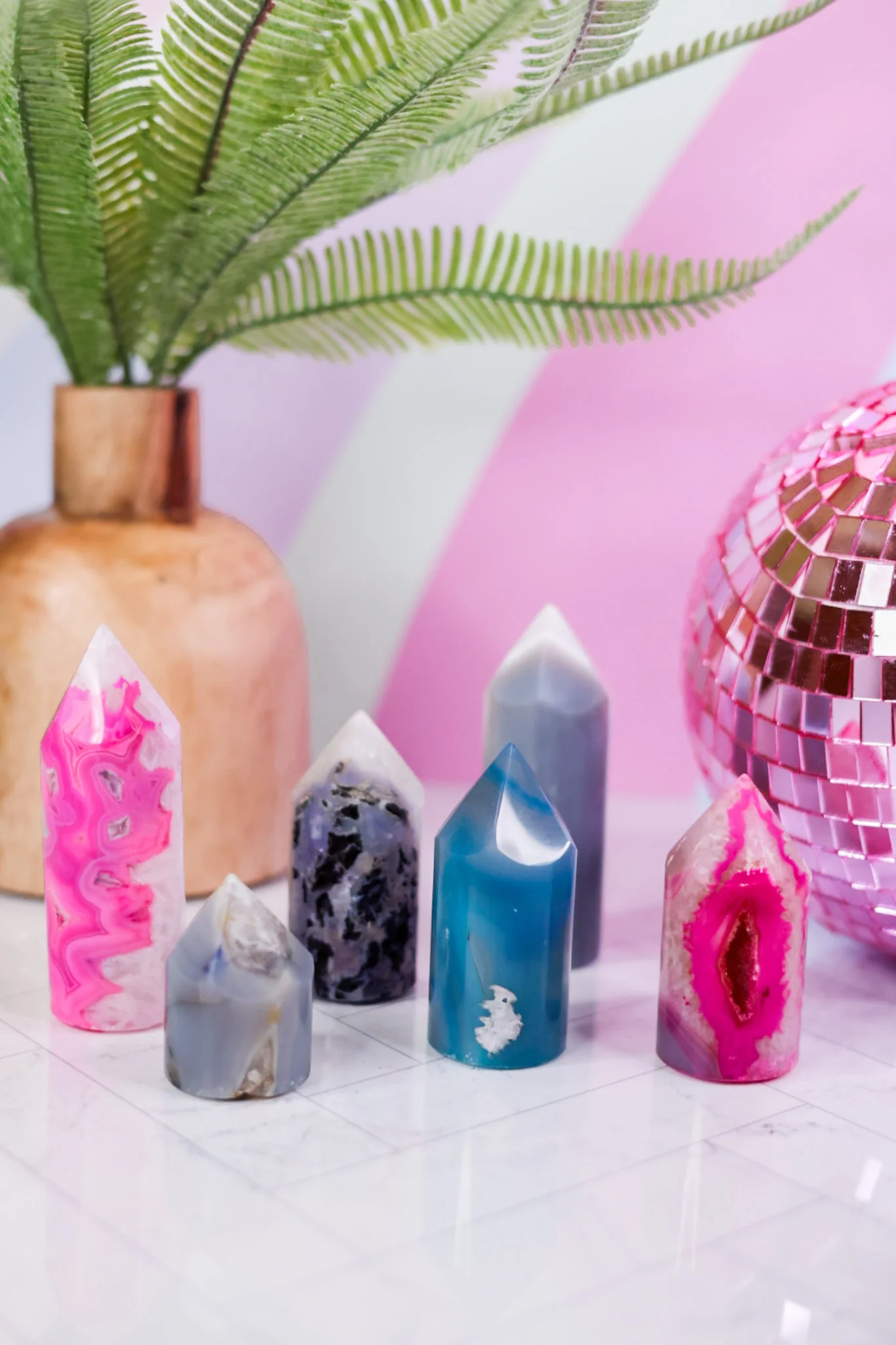Agate Cylinders (Asst) FINAL SALE