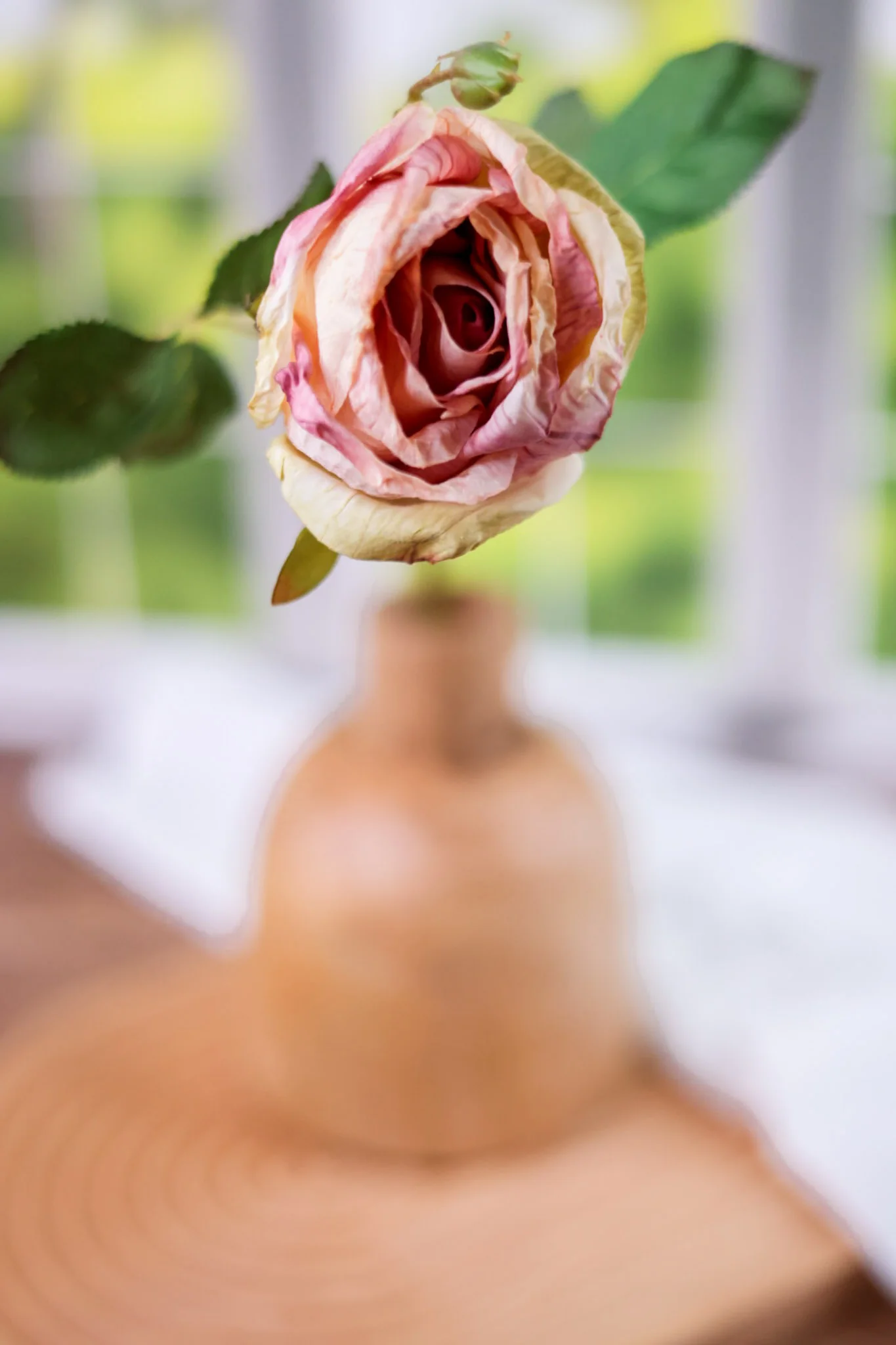 Antique Blush Rose Stem FINAL SALE - Image 3