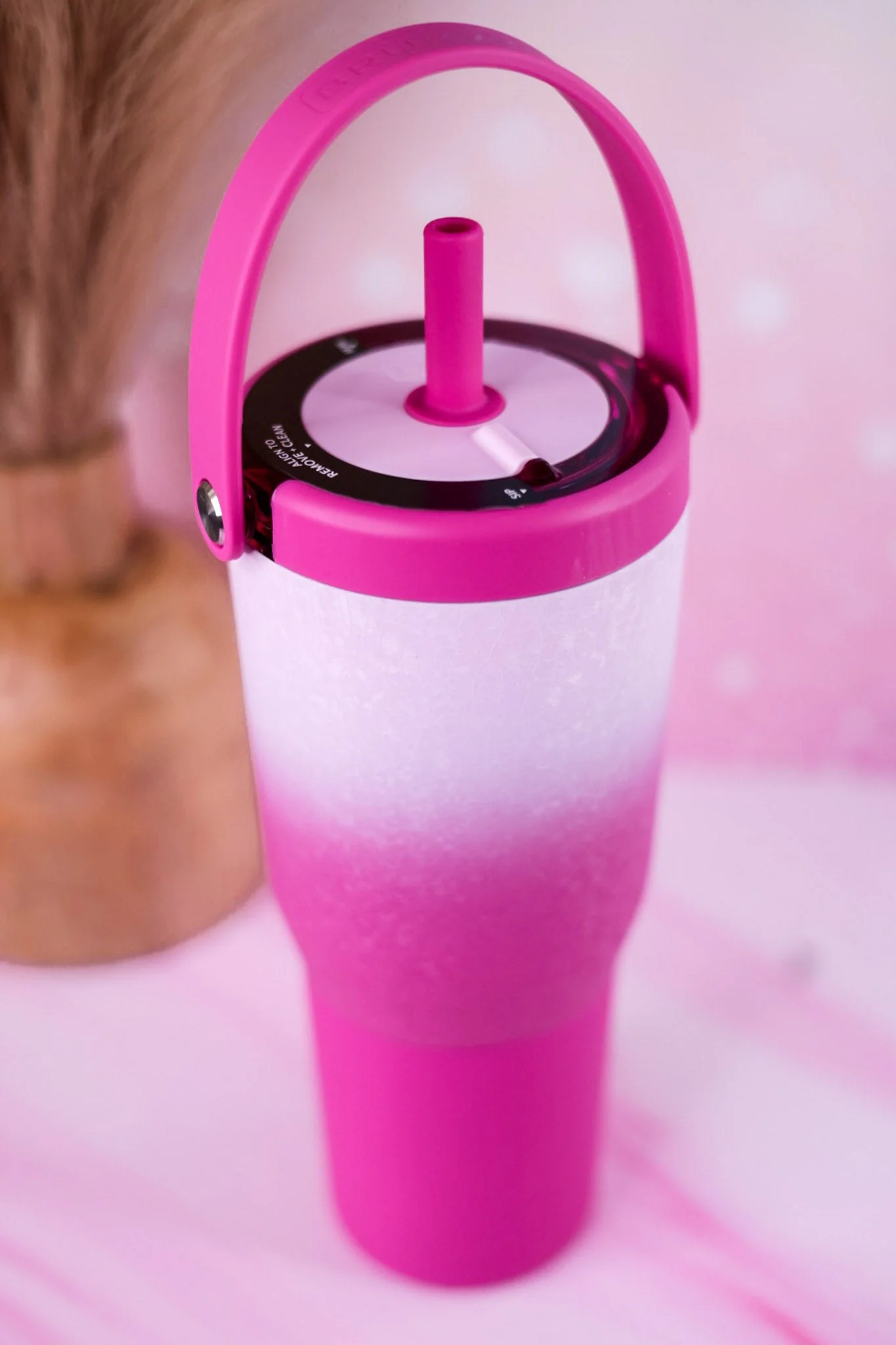 Brumate Frosted Rose 35oz Resa Tumbler - Image 3