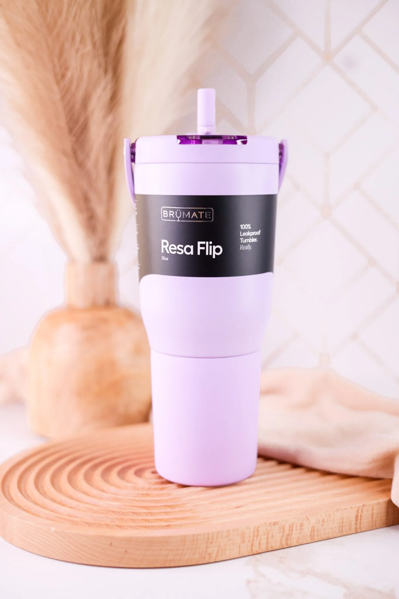 Brumate Lavender 35oz Resa Flip Tumbler - Image 4