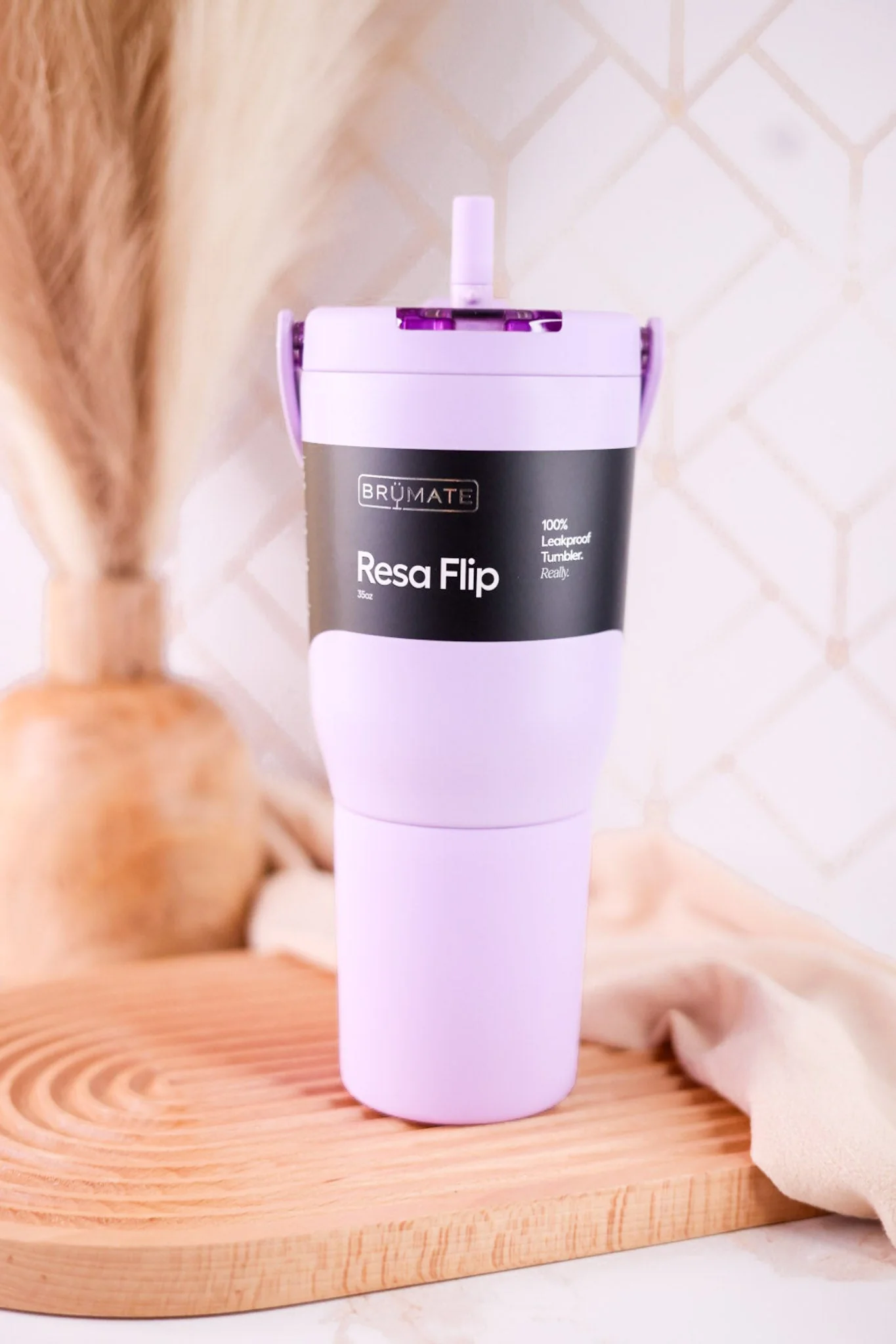 Brumate Lavender 35oz Resa Flip Tumbler - Image 5