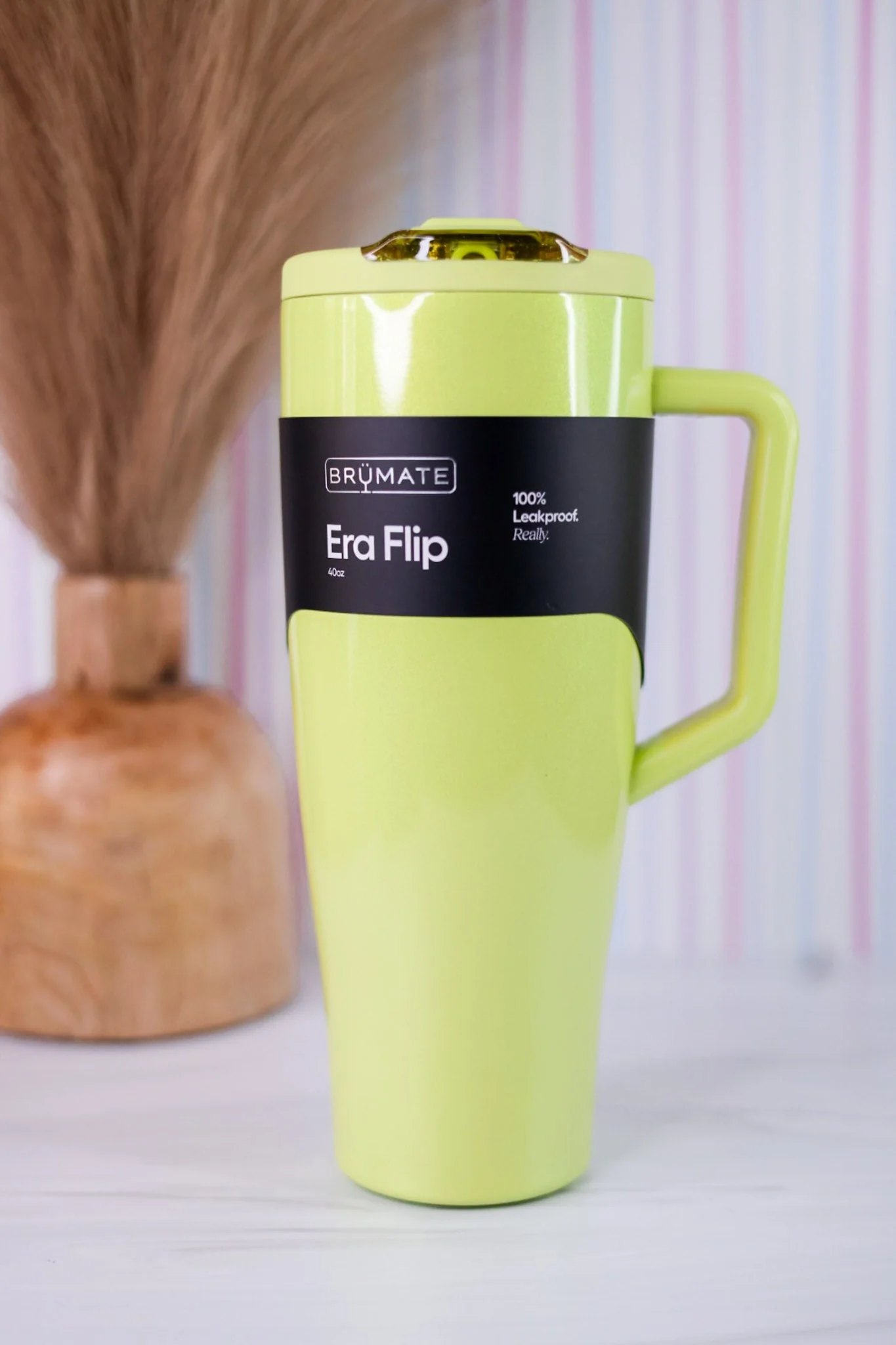 Brumate Lemon Lime 40oz Era Flip Tumbler