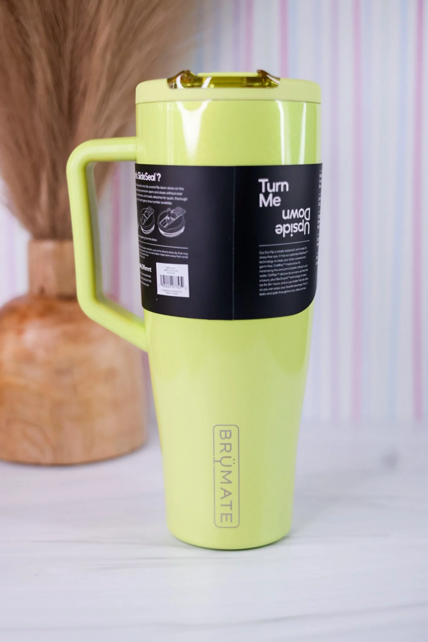 Brumate Lemon Lime 40oz Era Flip Tumbler - Image 6