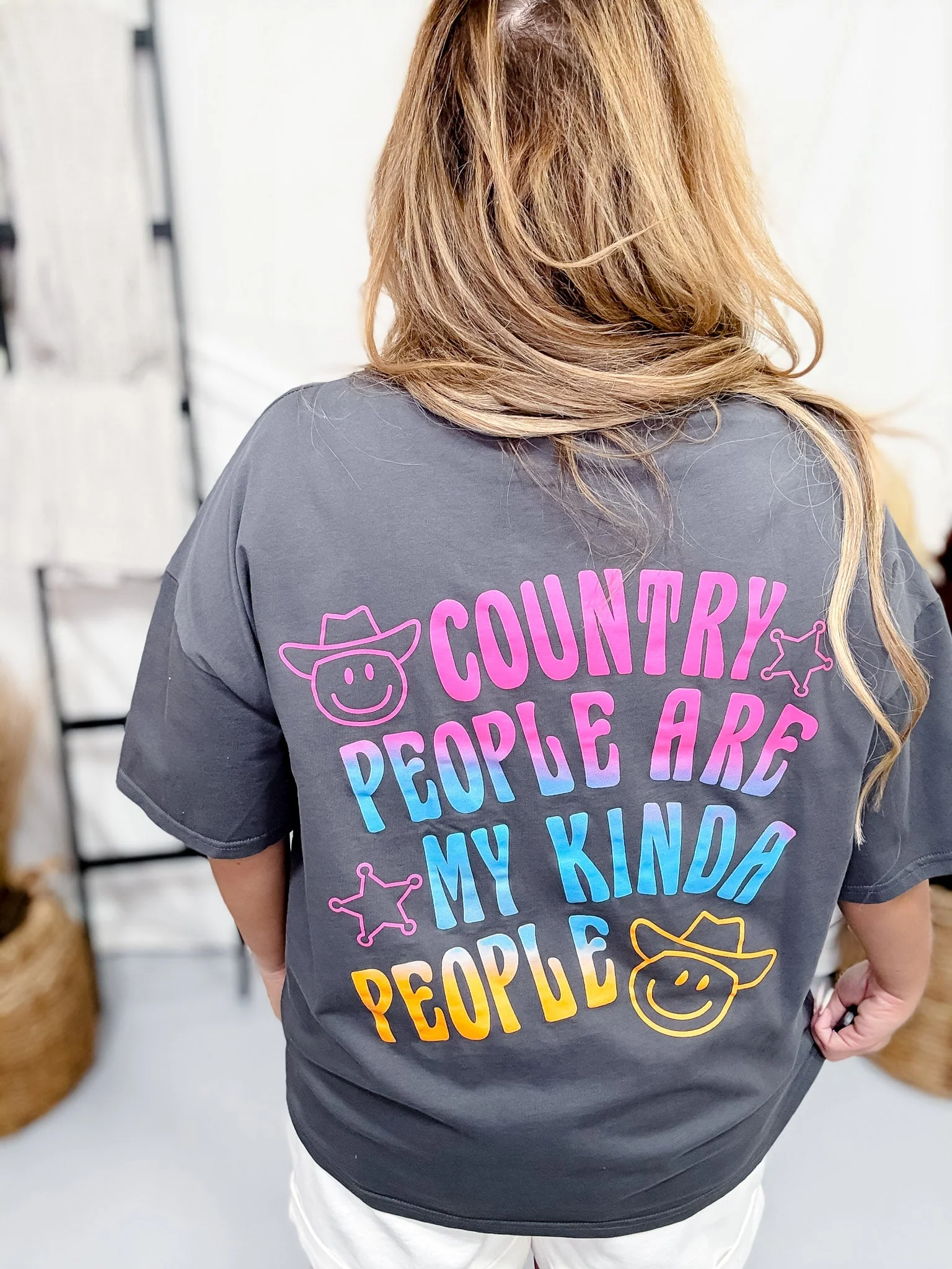 Country People Are My Kind Of People Graphic Tee FINAL SALE