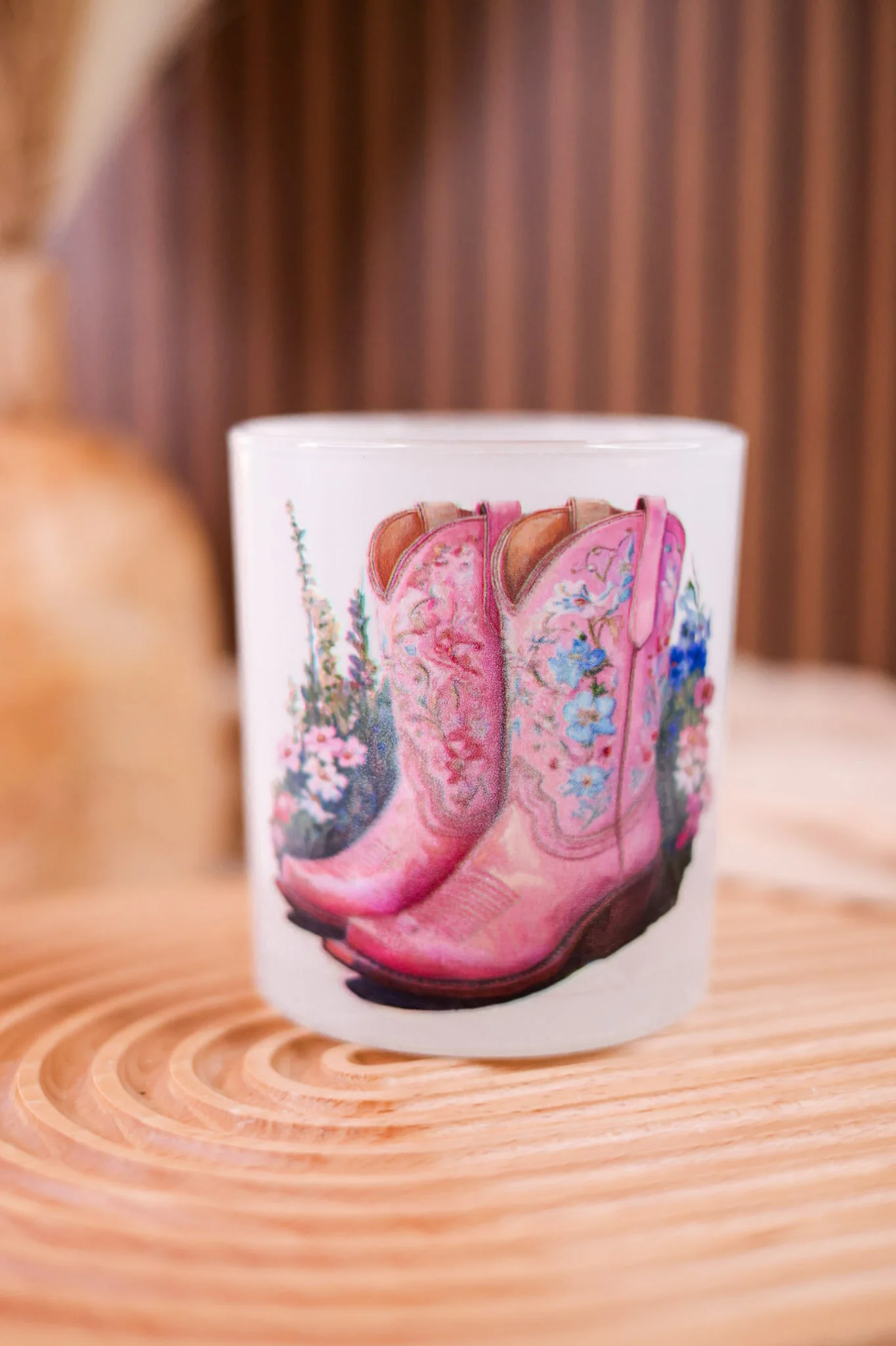 Decorative Glass Jars With Western Icons (3 Styles) - Image 4