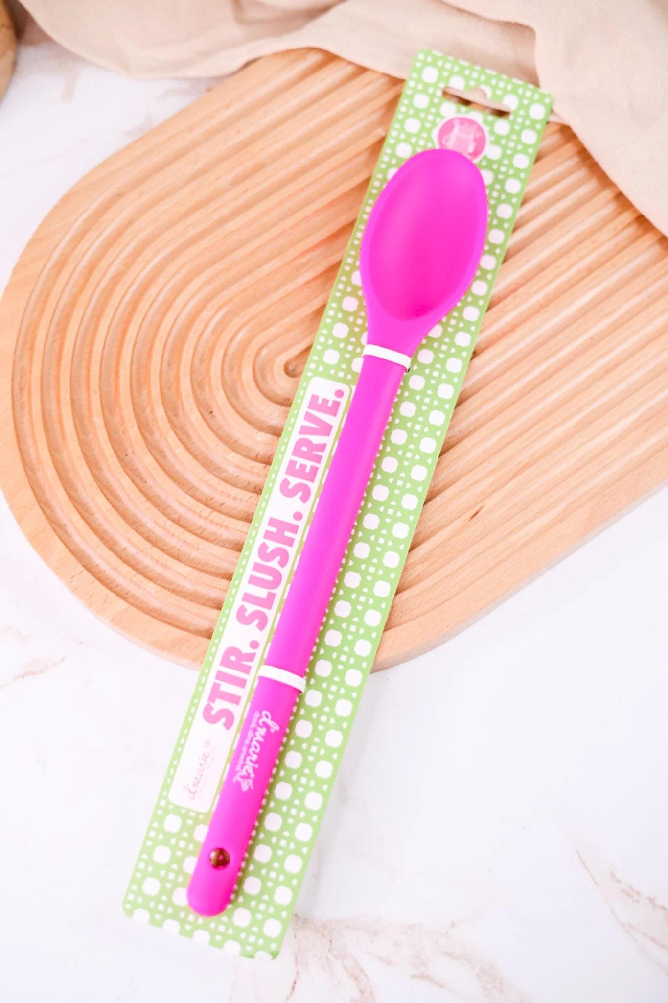D'Marie Pink Stir-And-Serve Slush Spoon - Image 2