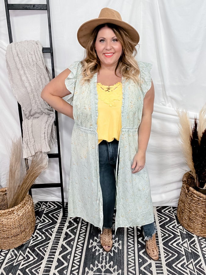 Floral Hi-Lo Kimono FINAL SALE - Image 17