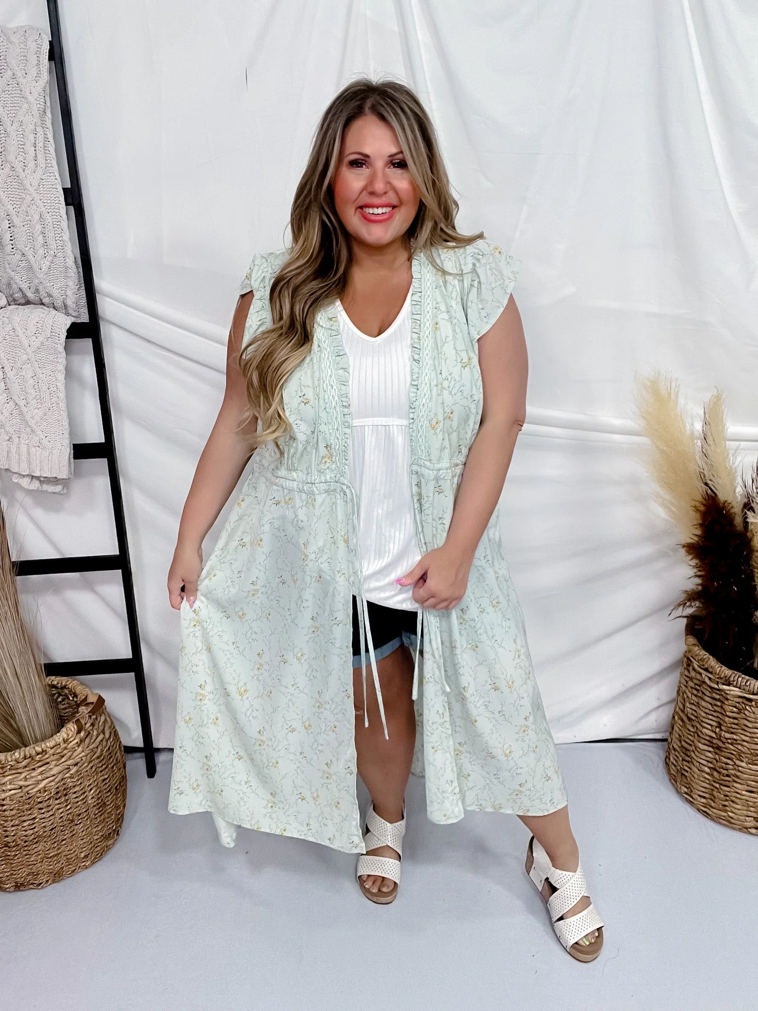 Floral Hi-Lo Kimono FINAL SALE - Image 20