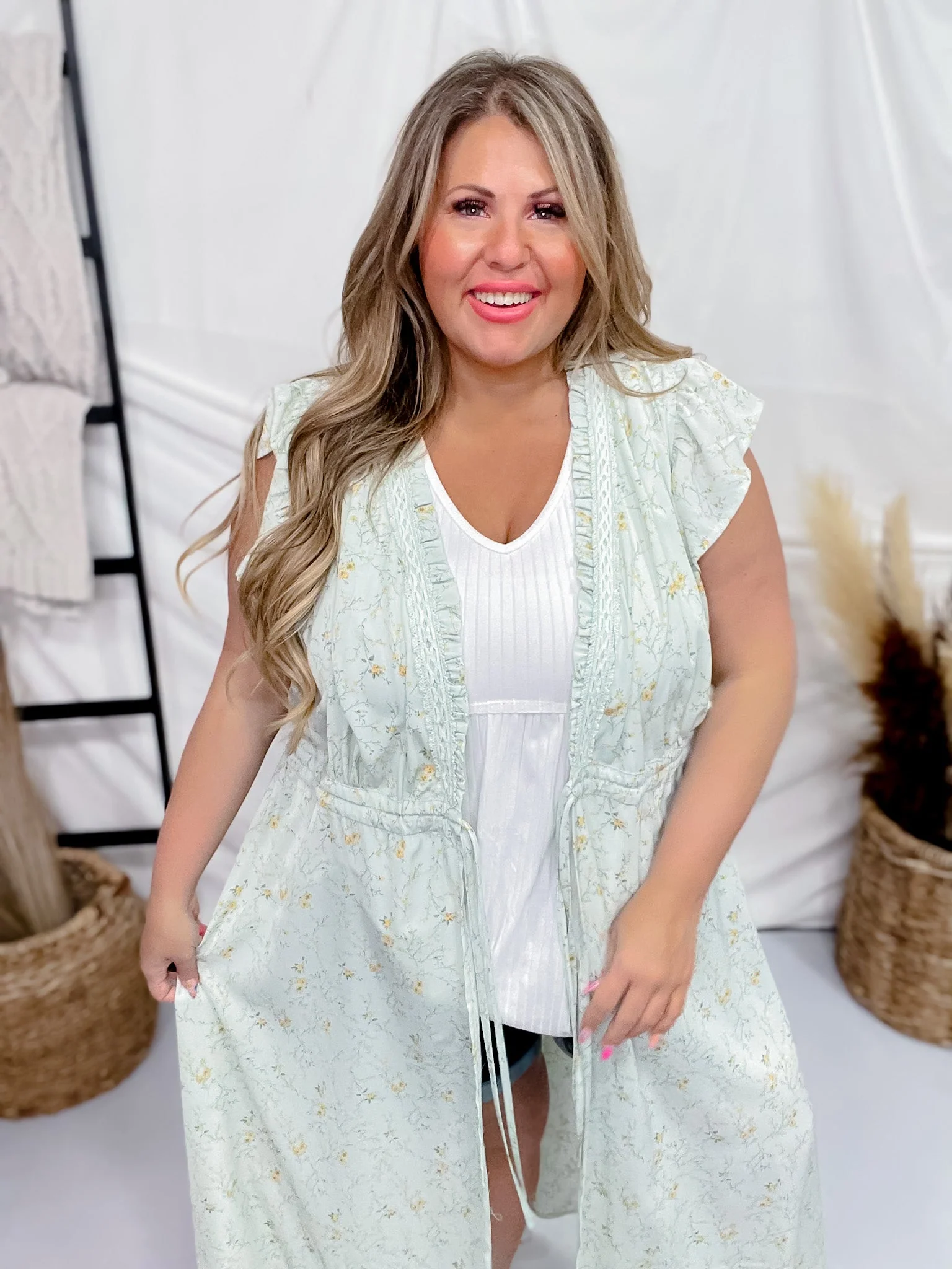 Floral Hi-Lo Kimono FINAL SALE - Image 21
