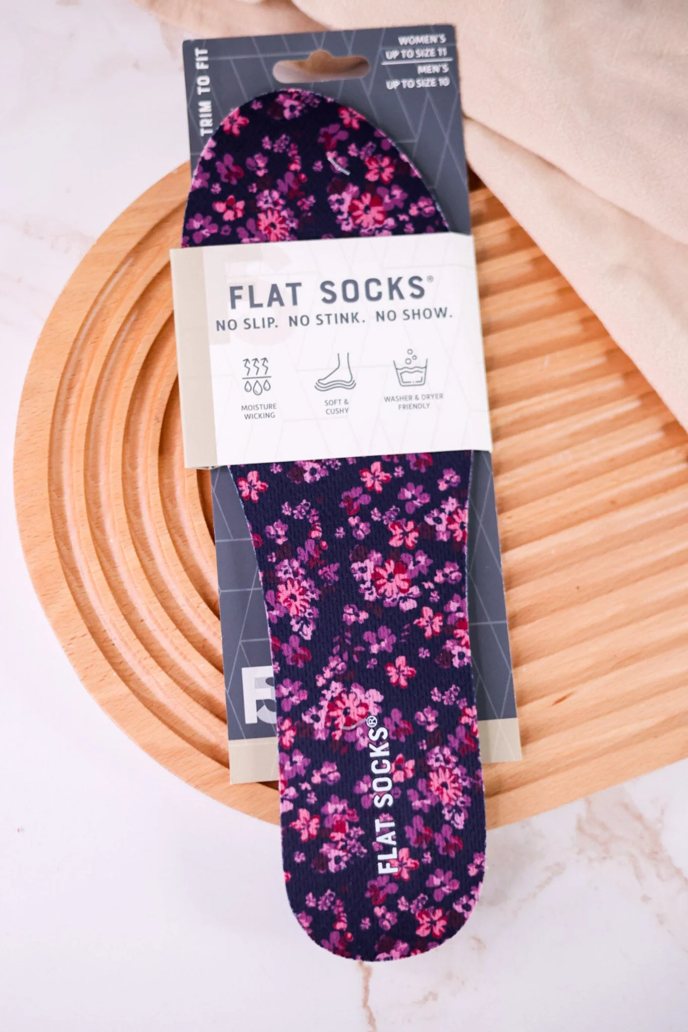 Fun & Floral Flat Socks (5 Styles) - Image 5