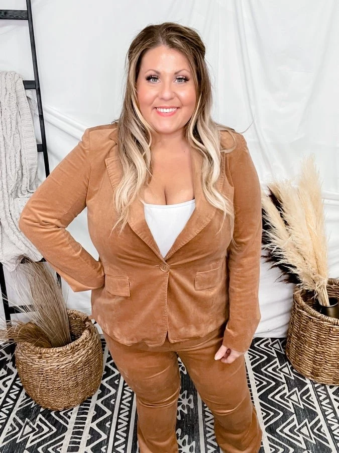 Golden Brown Corduroy Murphy Blazer FINAL SALE - Image 14