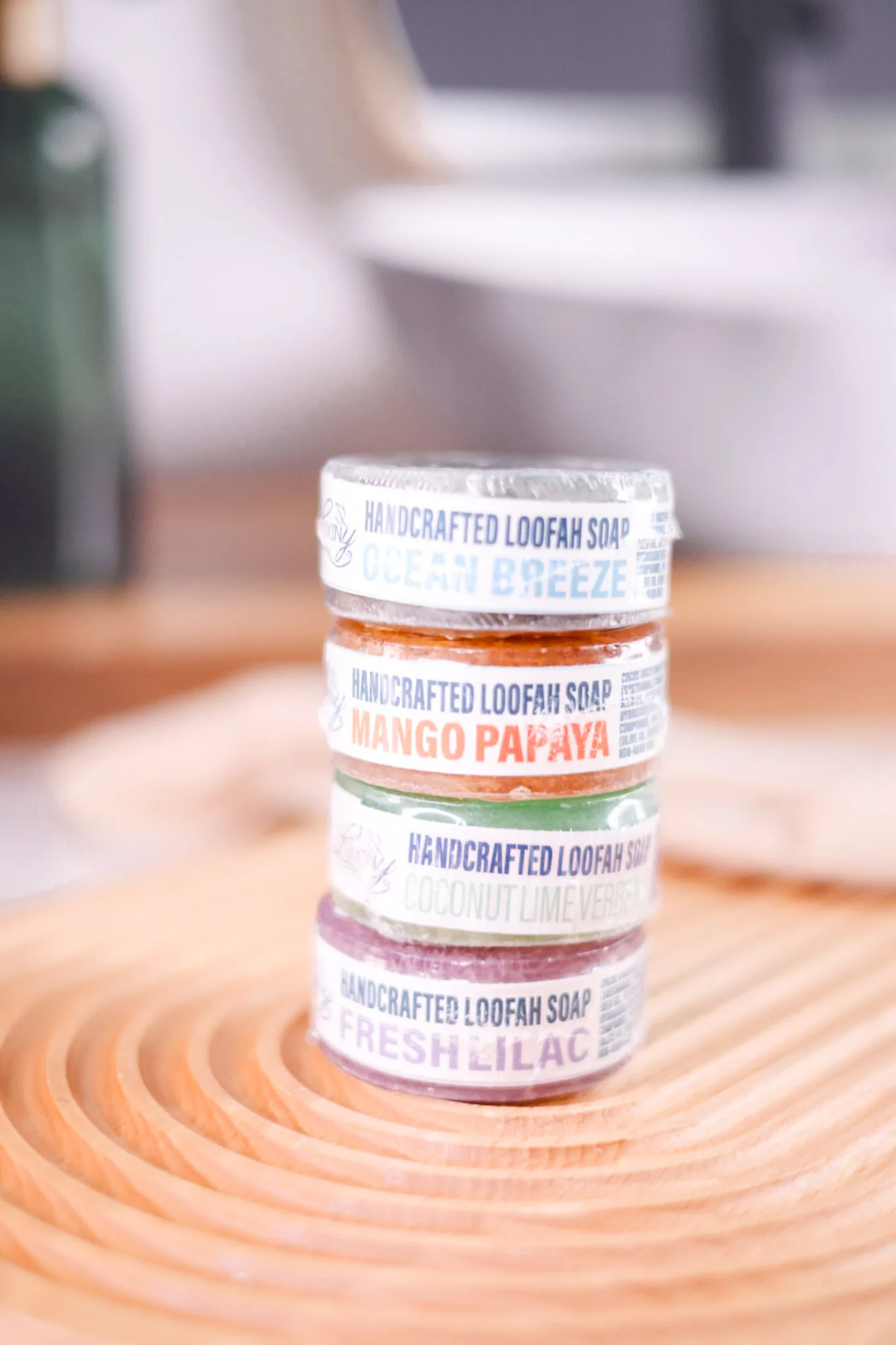 Handcrafted Loofah Soap (4 Scents) - Image 3