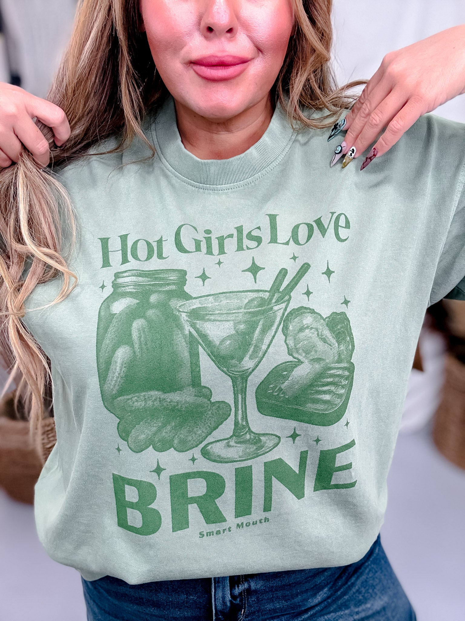 Hot Girls Love Brine Graphic T-Shirt FINAL SALE - Image 7