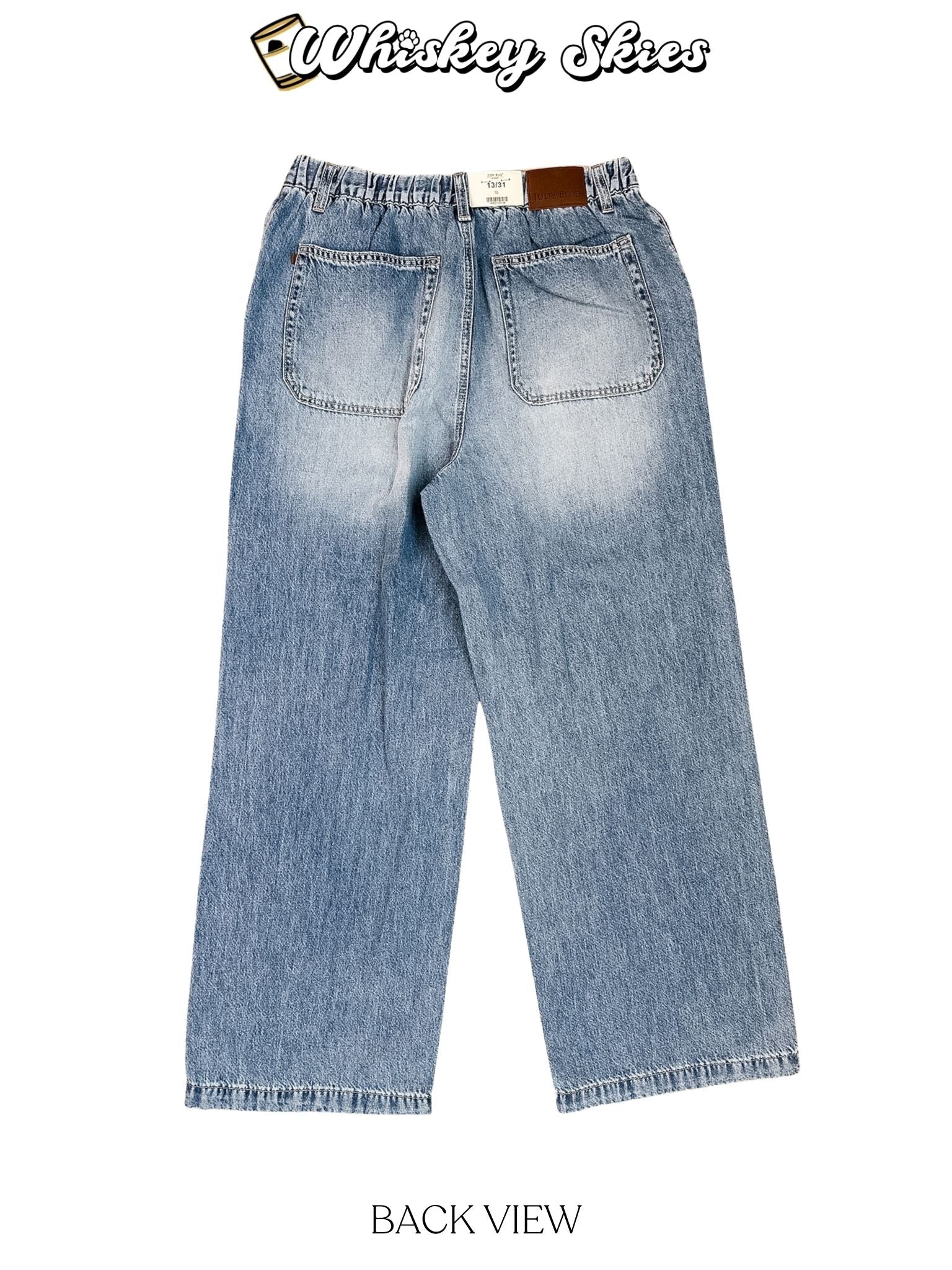 Judy Blue Featherweight Baggy Jeans W/ High Elastic Waist - Image 5
