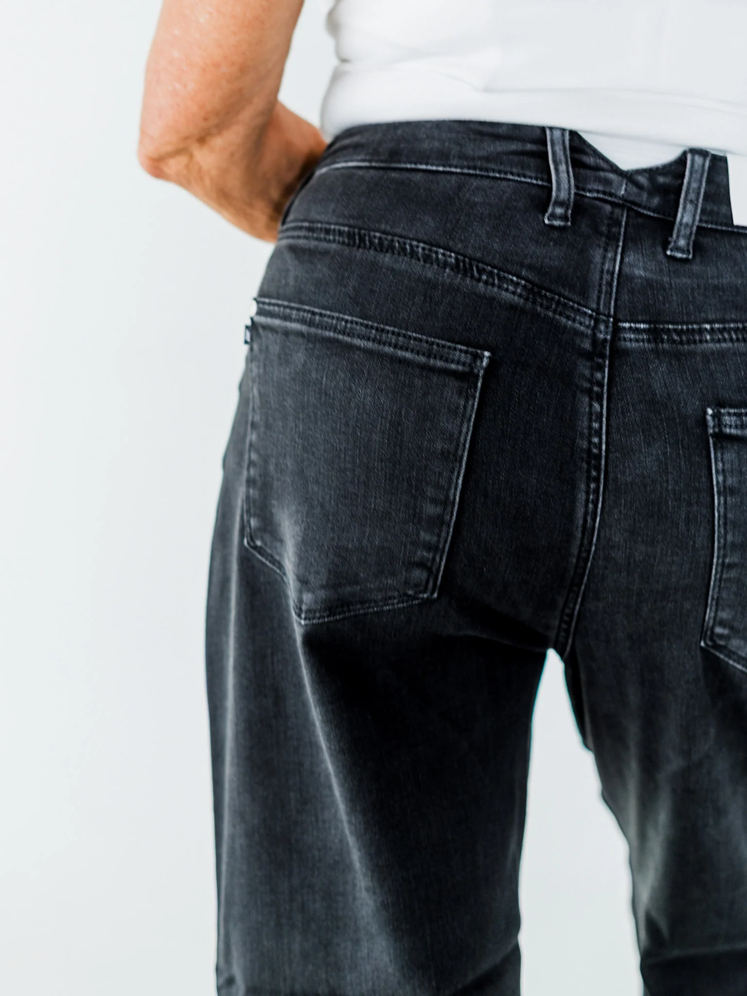 Judy Blue High Waist Rigid Magic Barrel Black Denim Arc Trousers FINAL SALE - Image 17