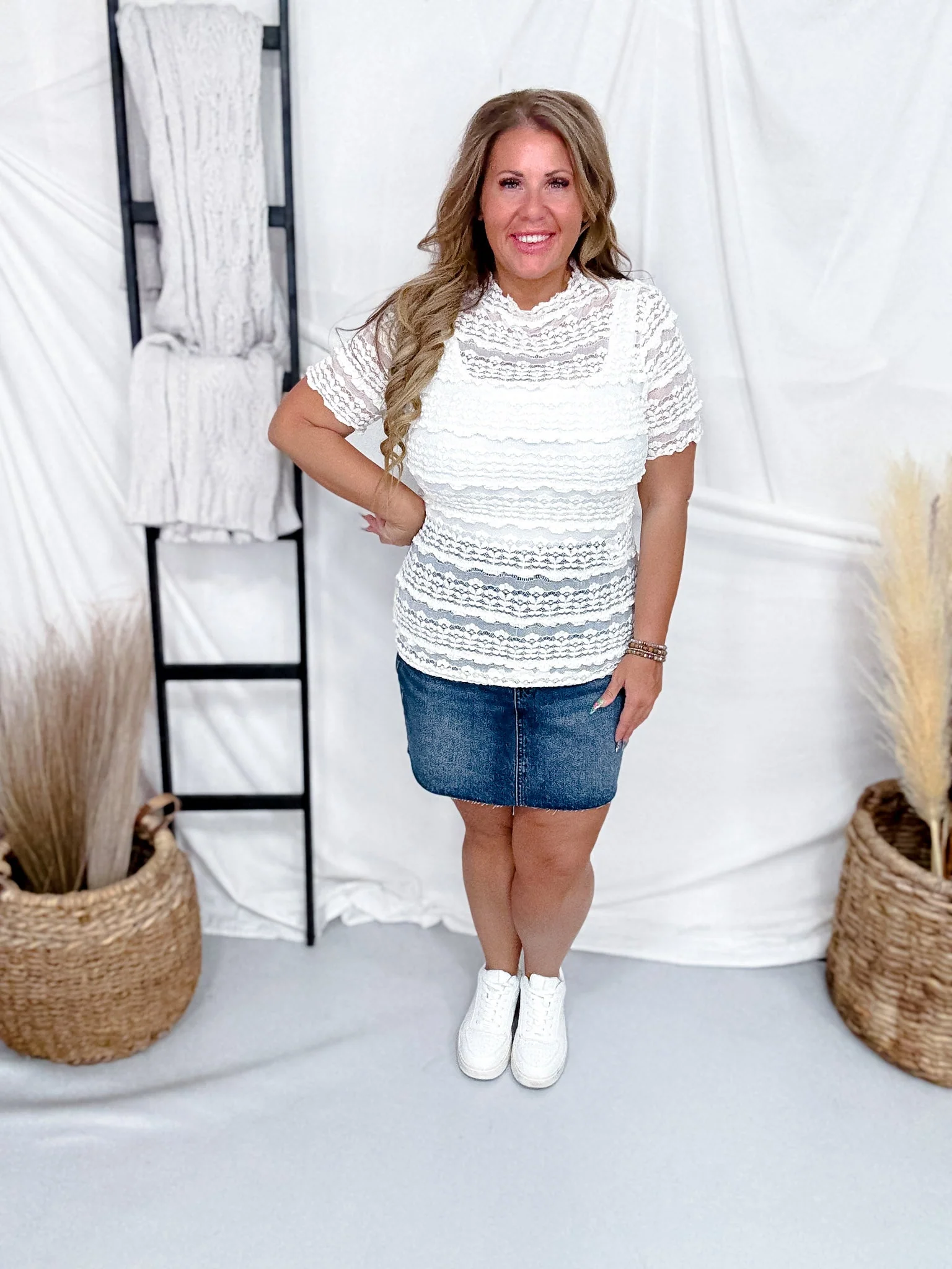Judy Blue High Waist Rigid Magic Dark Wash Denim Skirt - Image 2