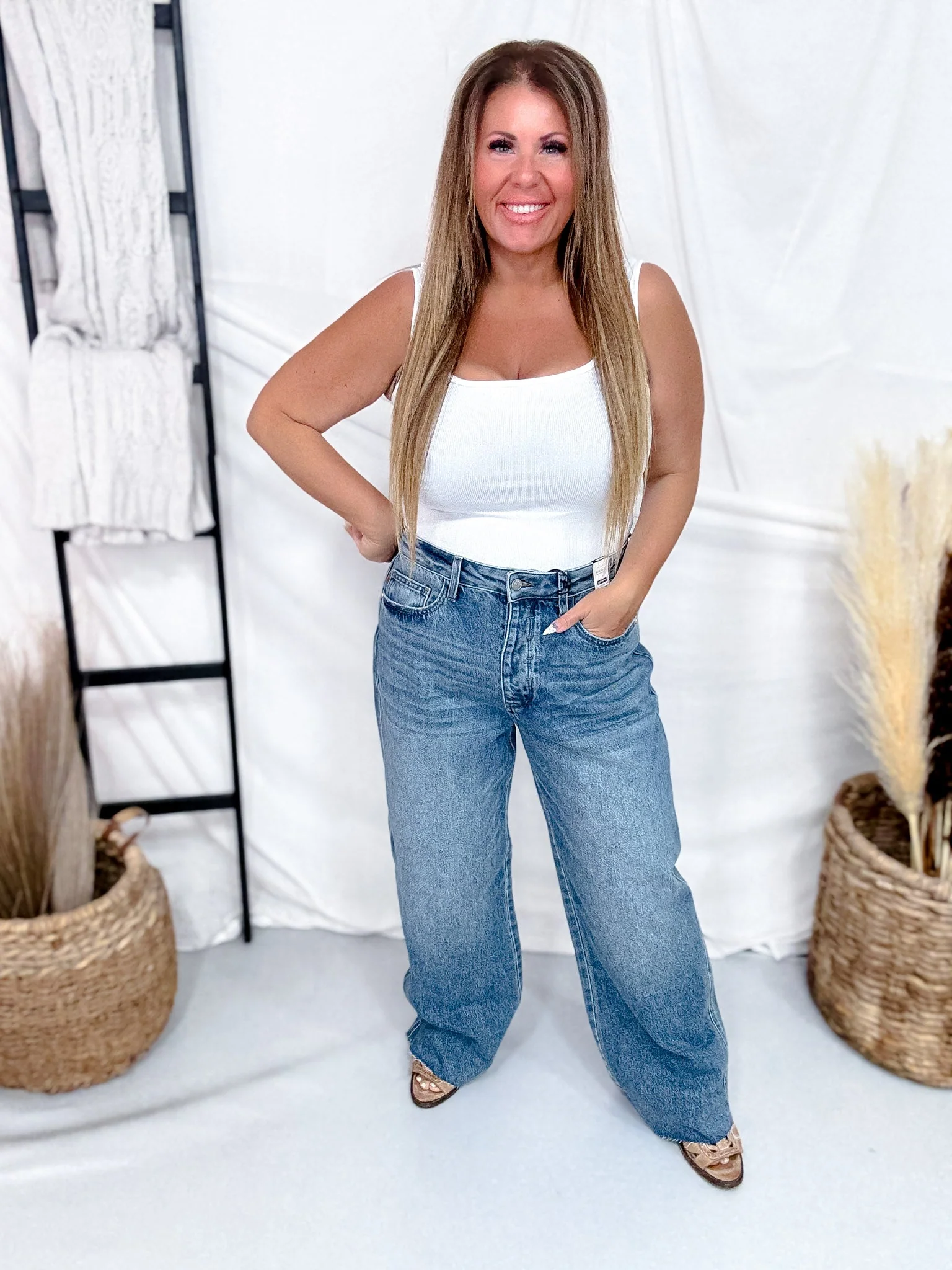 Judy Blue High Waist Rigid Magic Baggy Wilhemina Jeans - Image 2