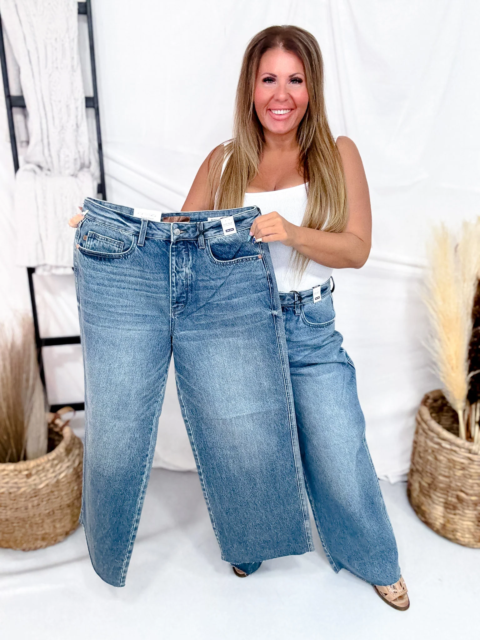 Judy Blue High Waist Rigid Magic Baggy Wilhemina Jeans - Image 4