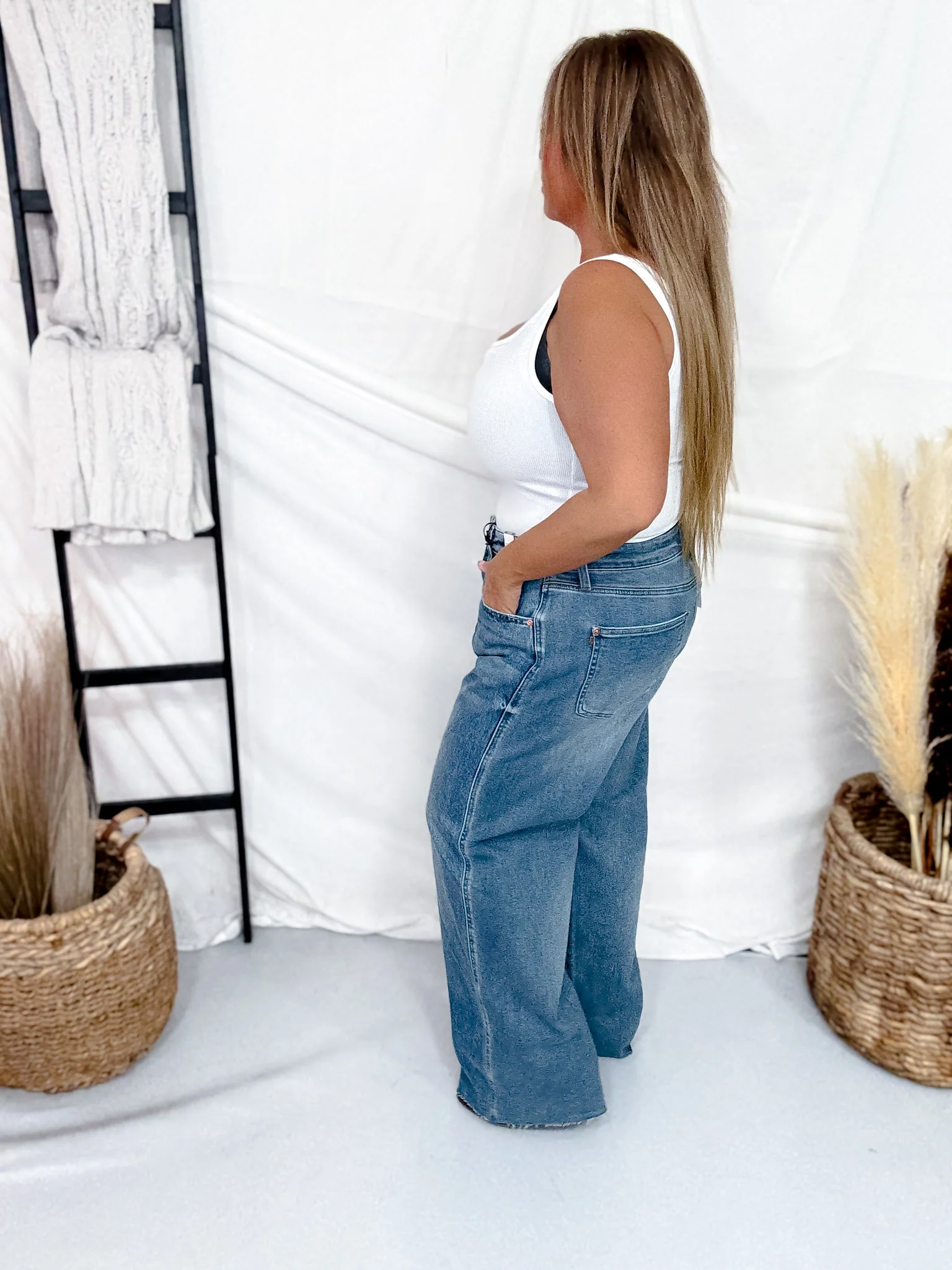Judy Blue High Waist Rigid Magic Baggy Wilhemina Jeans - Image 6