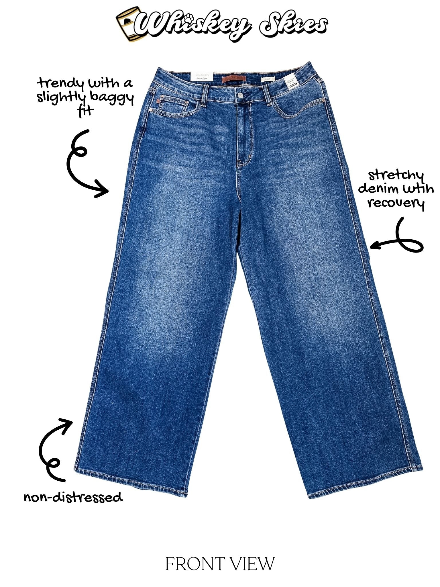 Judy Blue High Waist Wilhelmina Baggy Jeans - Image 4