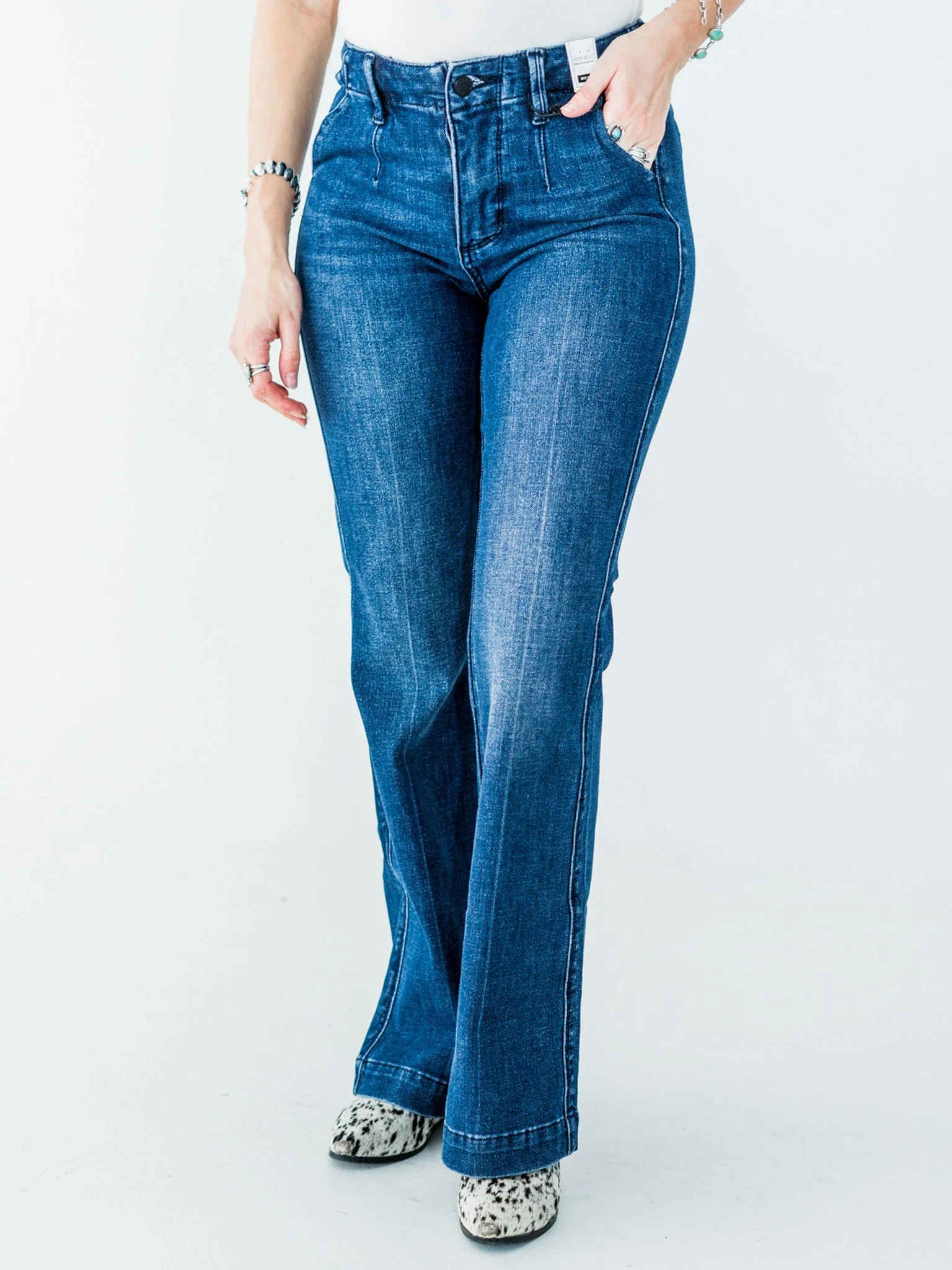 Judy Blue Mid-Rise Tummy Control Bootcut Jeans FINAL SALE - Image 10