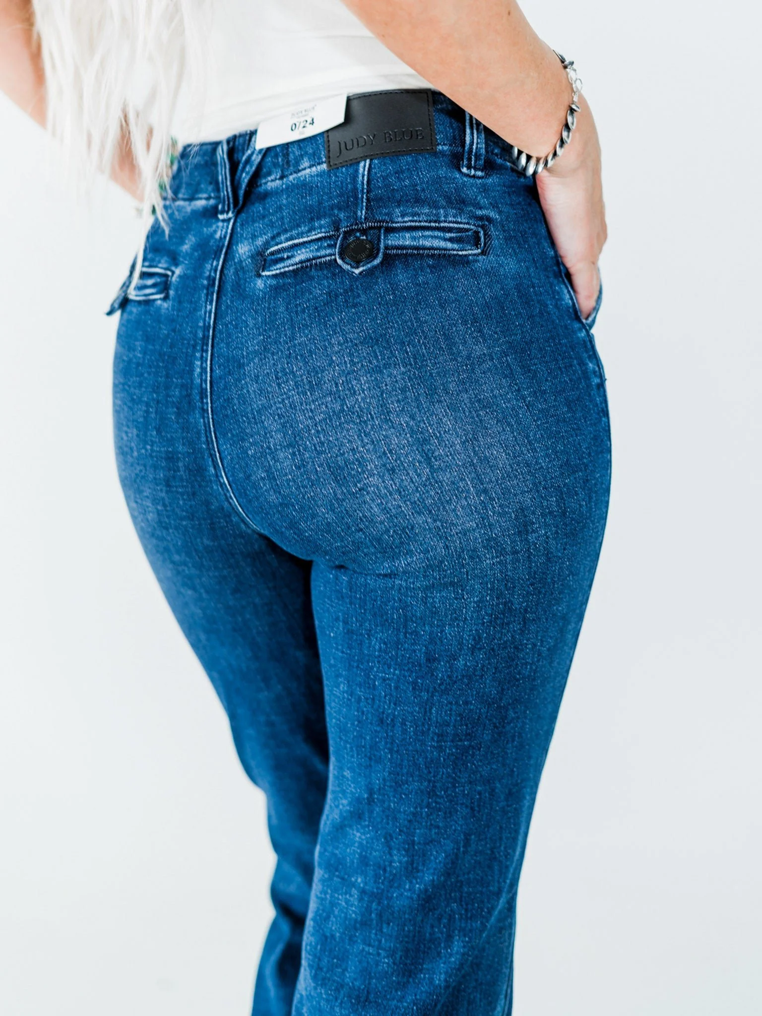Judy Blue Mid-Rise Tummy Control Bootcut Jeans FINAL SALE - Image 11