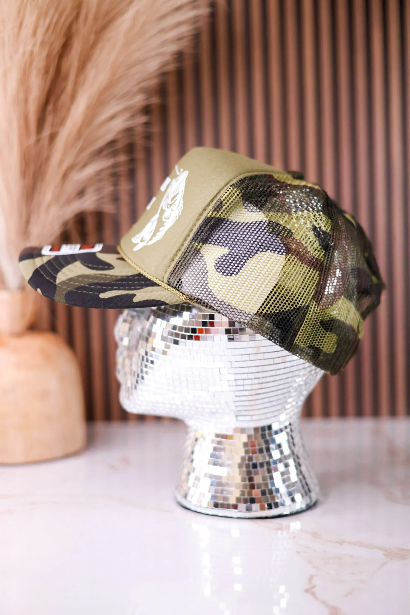 Just Here For The Beer Snap Back Trucker Hat - Image 4