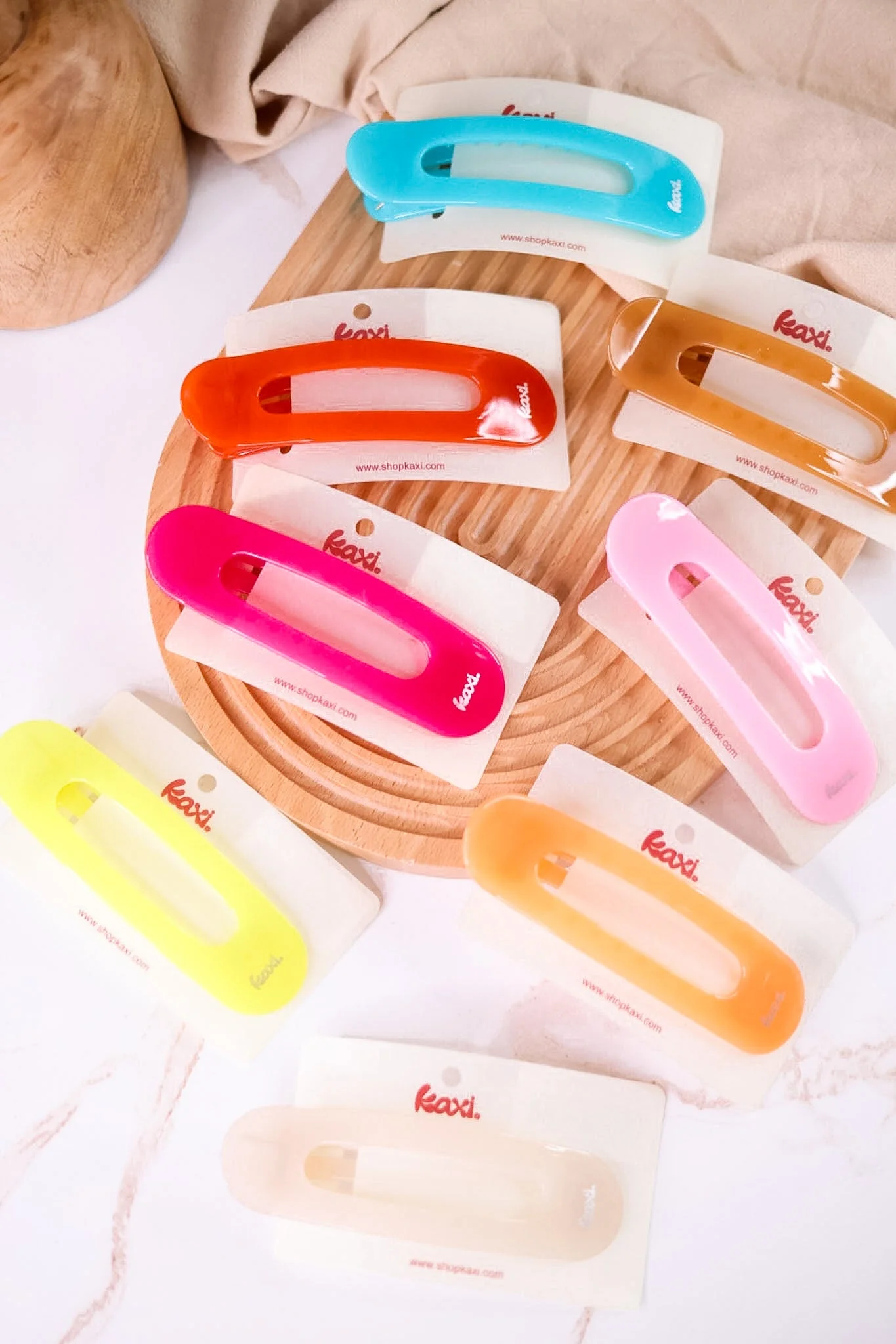 Large Lay Flat Jelly Claw Clip (8 Colors)