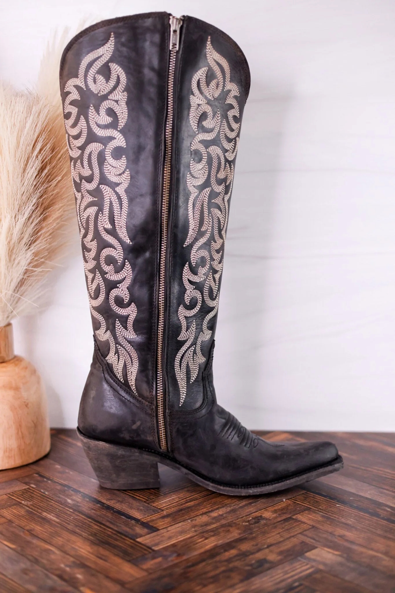 Liberty Black Aretha Black Wide Width Boots - Image 8