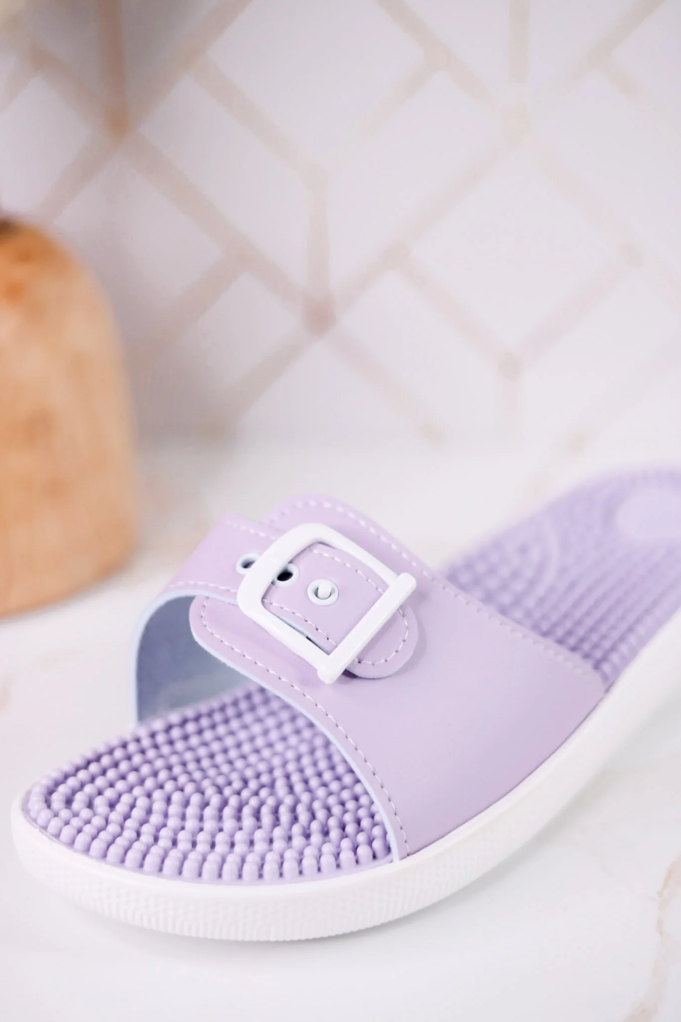 Lilac Flexus Sabala Sandals W/ Massaging Footbed FINAL SALE - Image 11