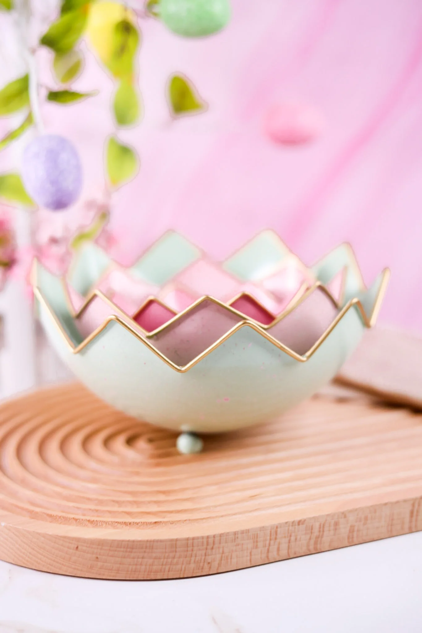 Metal Scalloped Easter Egg Bowls (3 Sizes) FINAL SALE - Image 5