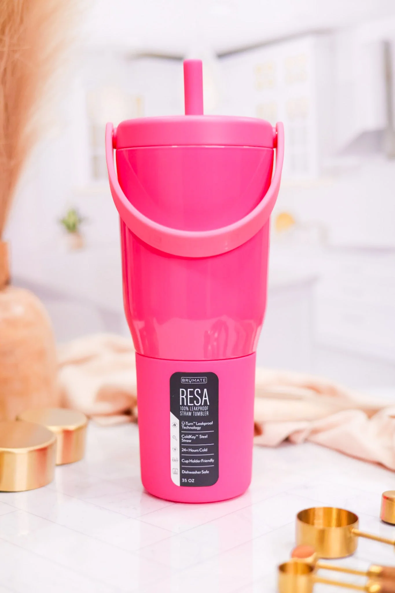 Neon Pink 35oz Resa Tumbler - Image 3
