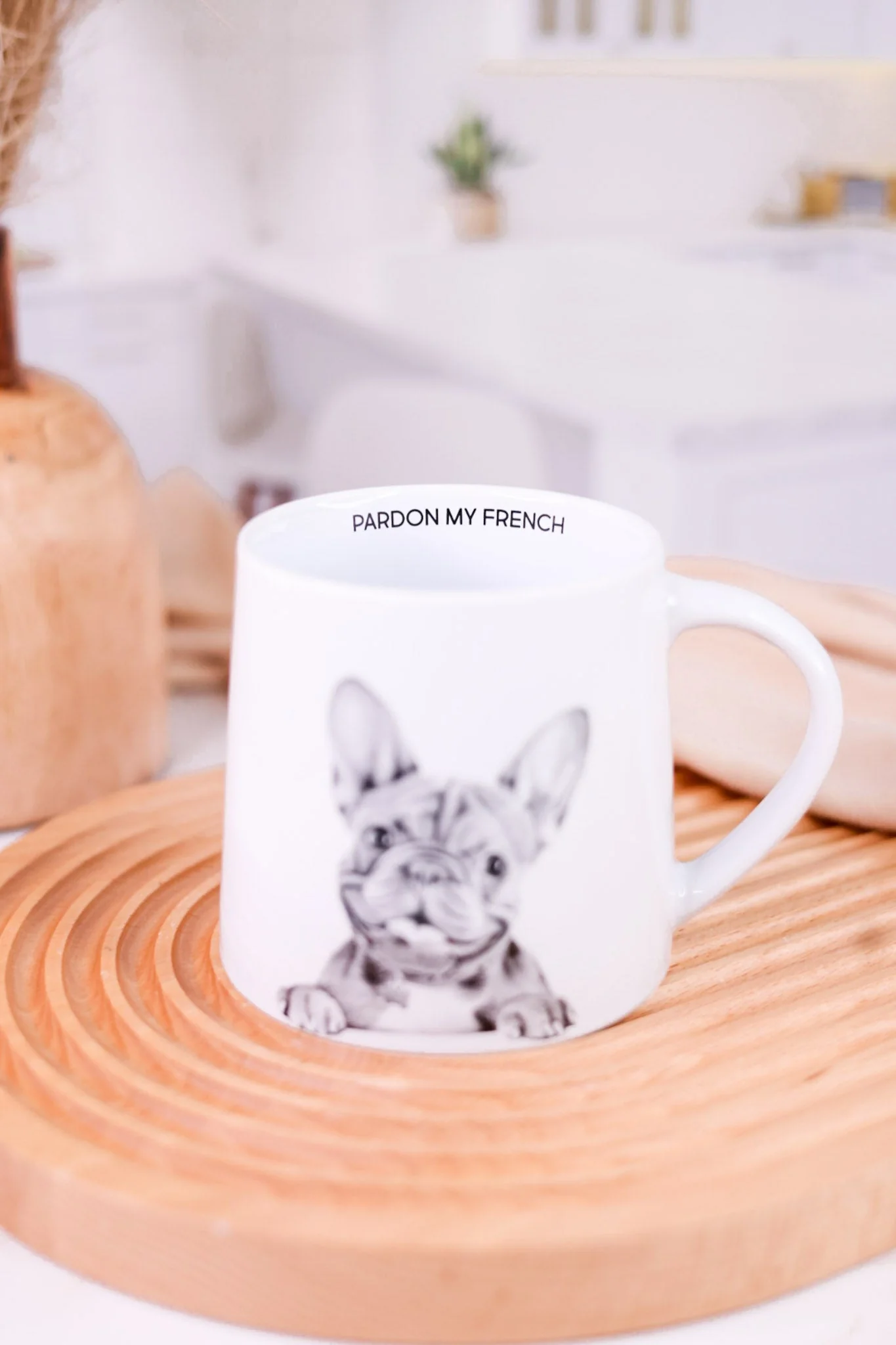 Pardon My French 17oz Ceramic Mug - Image 4