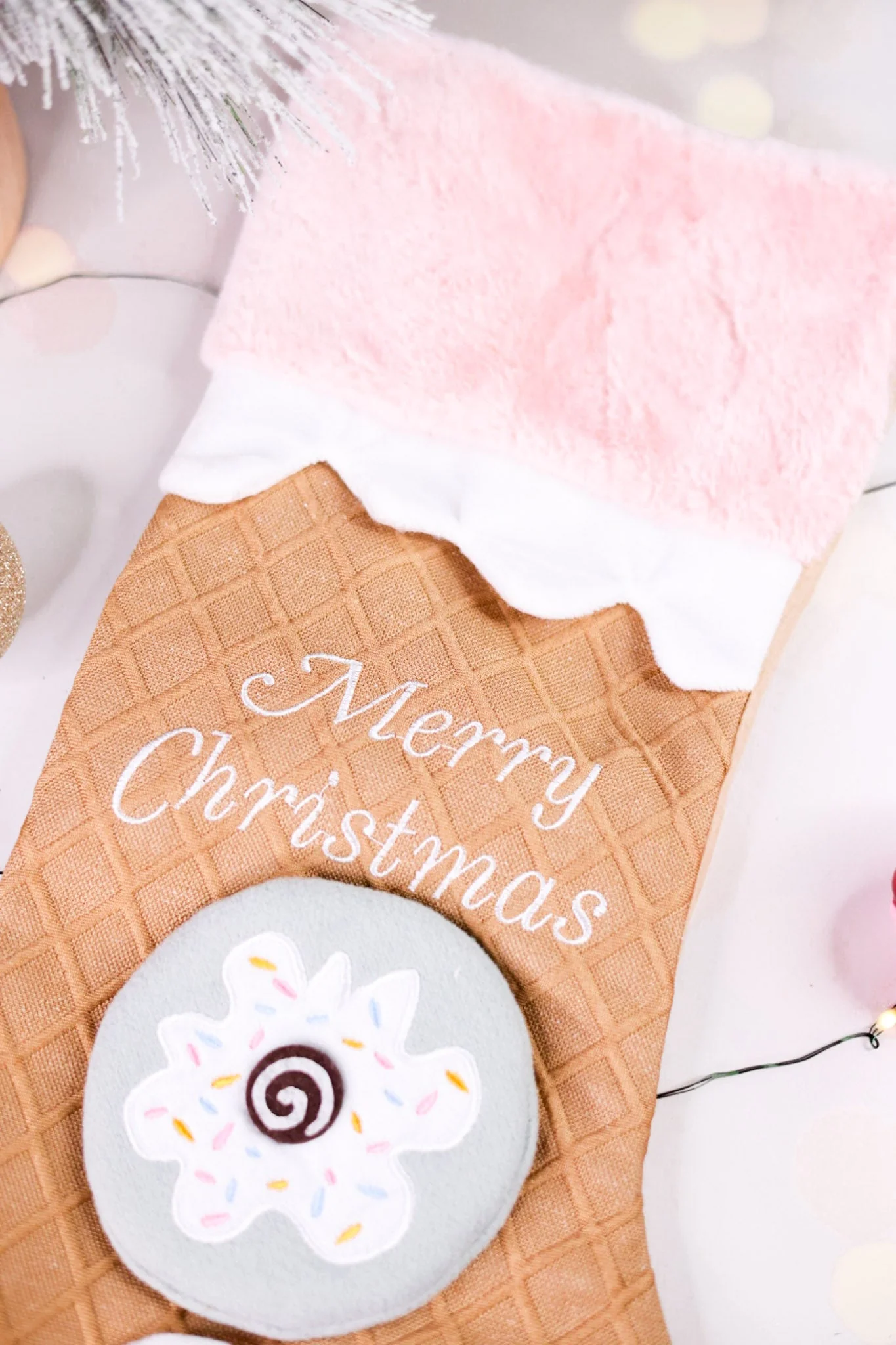 Pastel Bakery Light Up Stocking FINAL SALE - Image 4