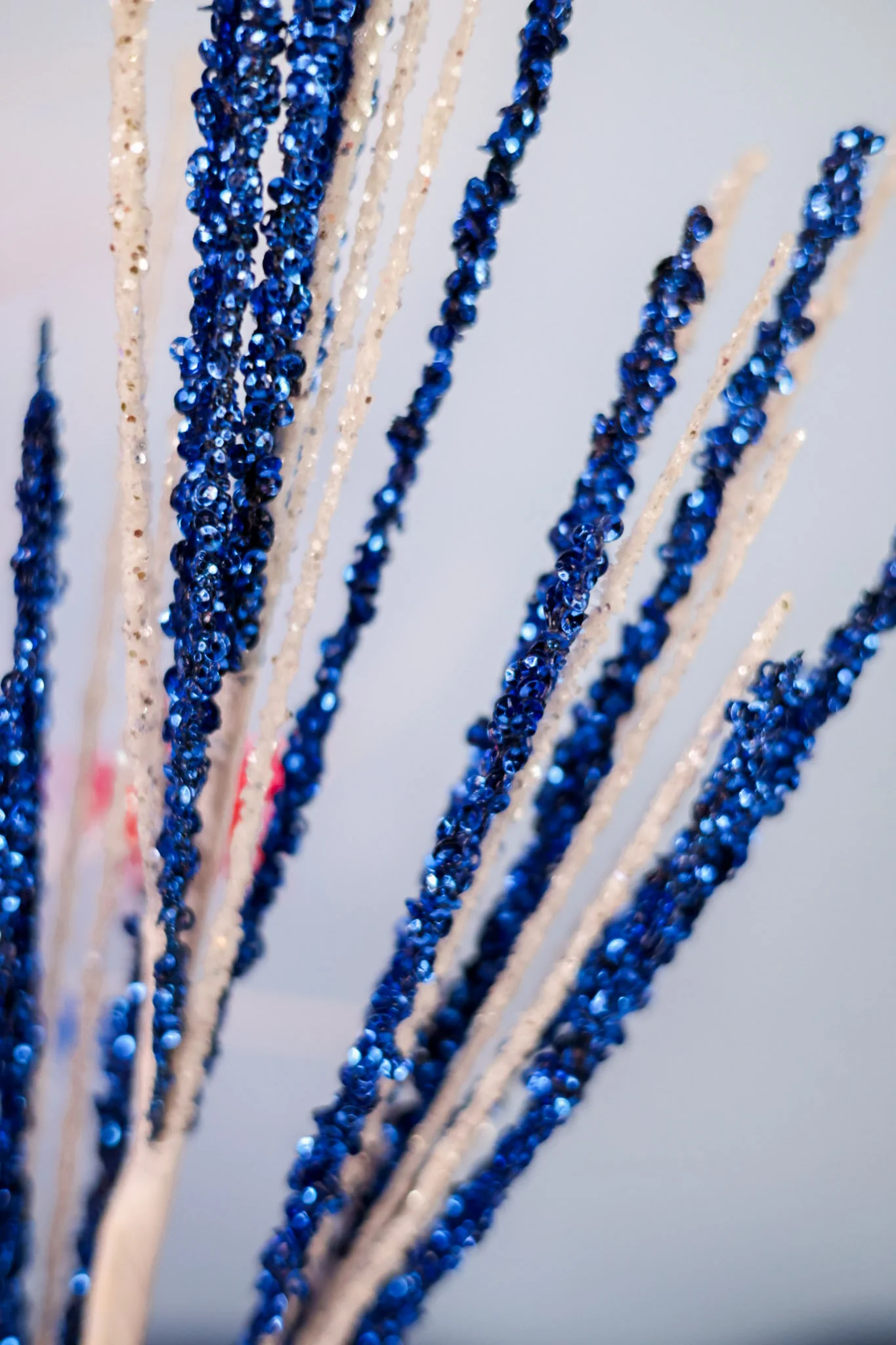 Patriotic Glittered Decorative Spray (2 Colors) FINAL SALE - Image 3