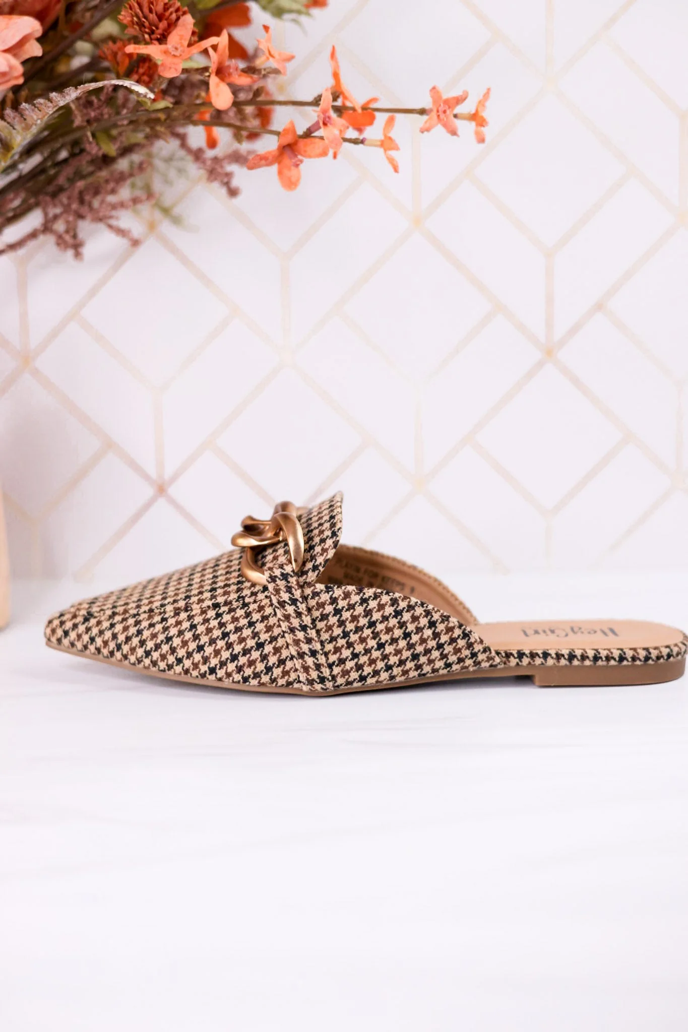Playin For Keeps Houndstooth Mules FINAL SALE - Image 5