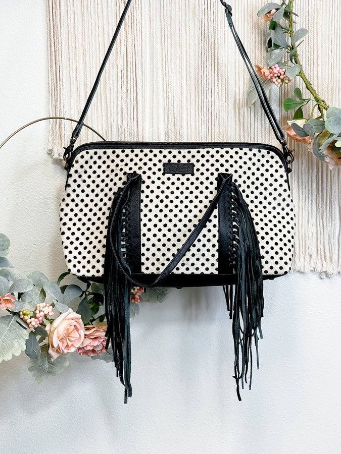 Polka Dot Mini Duffle Bag - Image 4