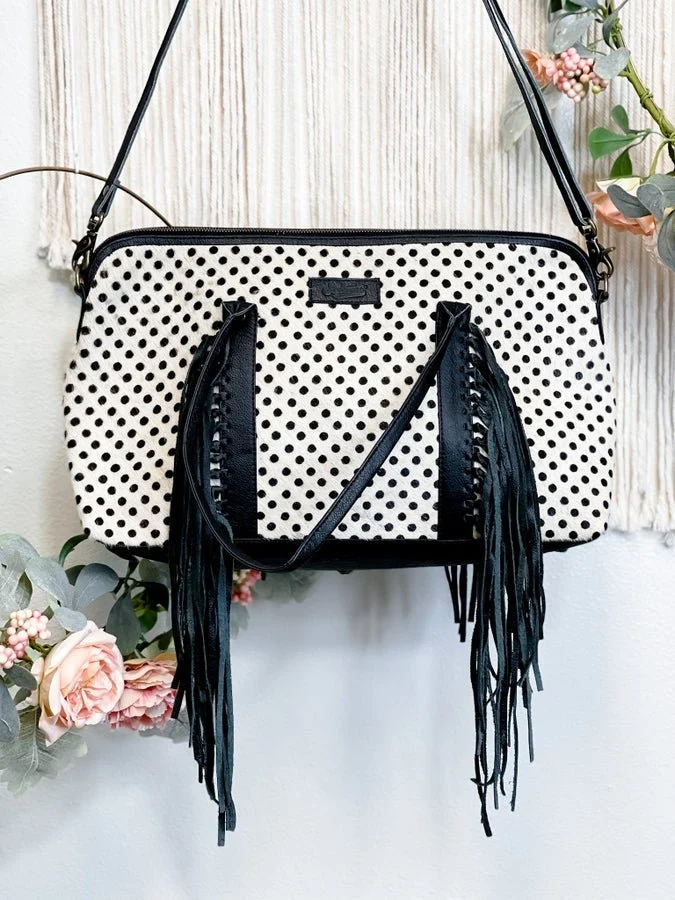 Polka Dot Mini Duffle Bag - Image 5