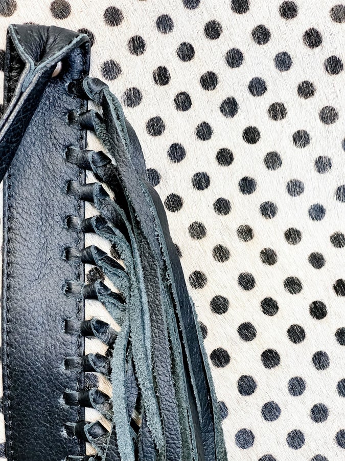 Polka Dot Mini Duffle Bag - Image 6