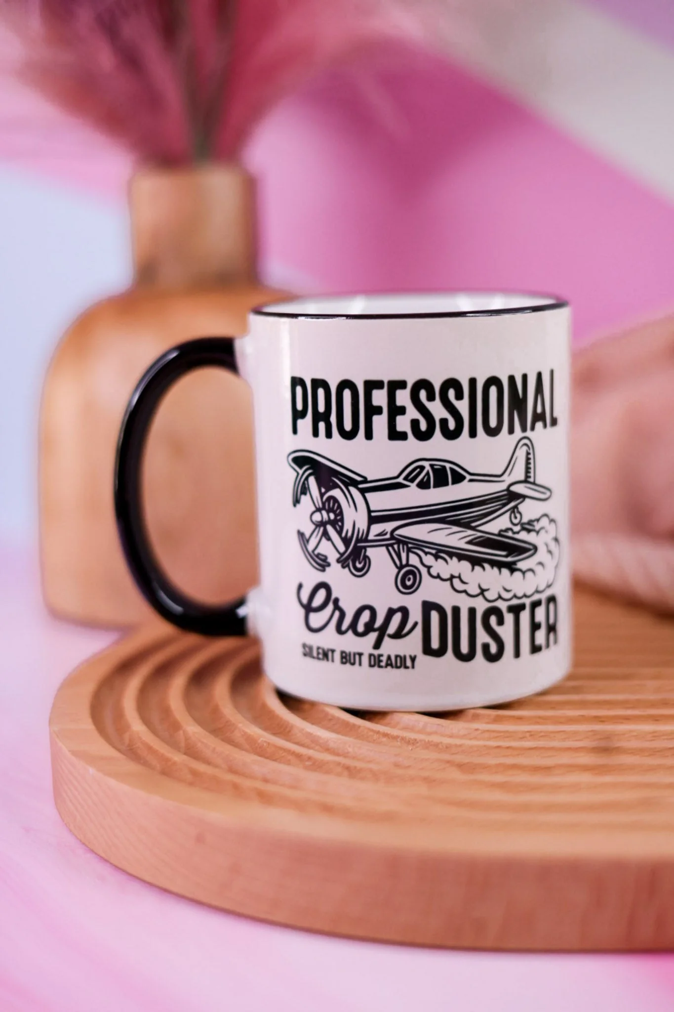Professional Crop Duster Ceramic Mug - Image 3