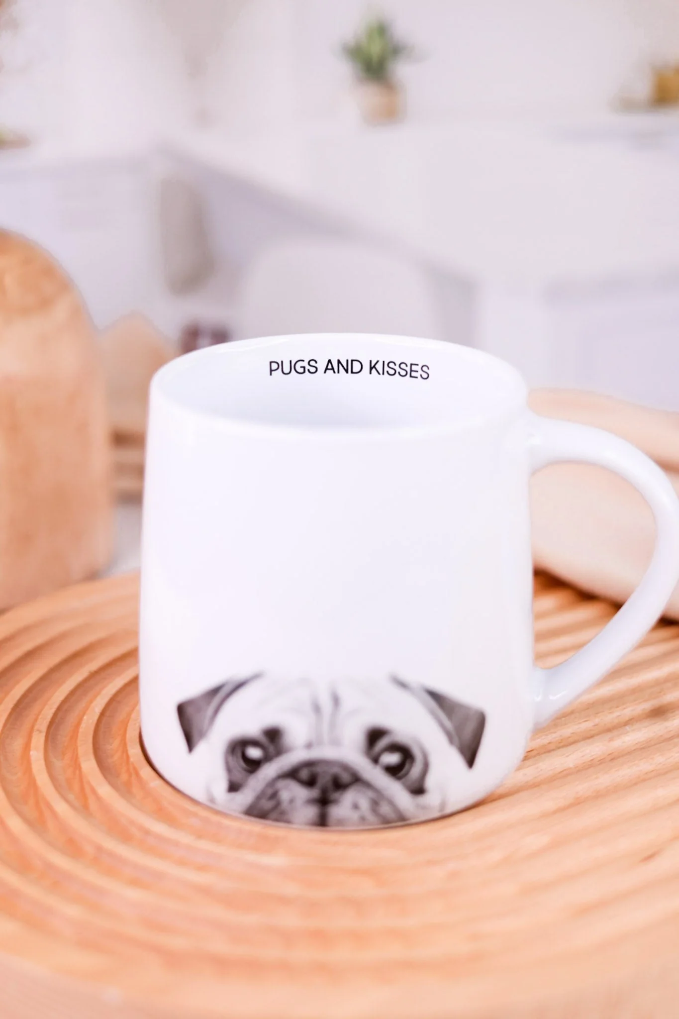 Pugs & Kisses 17oz Mug - Image 2