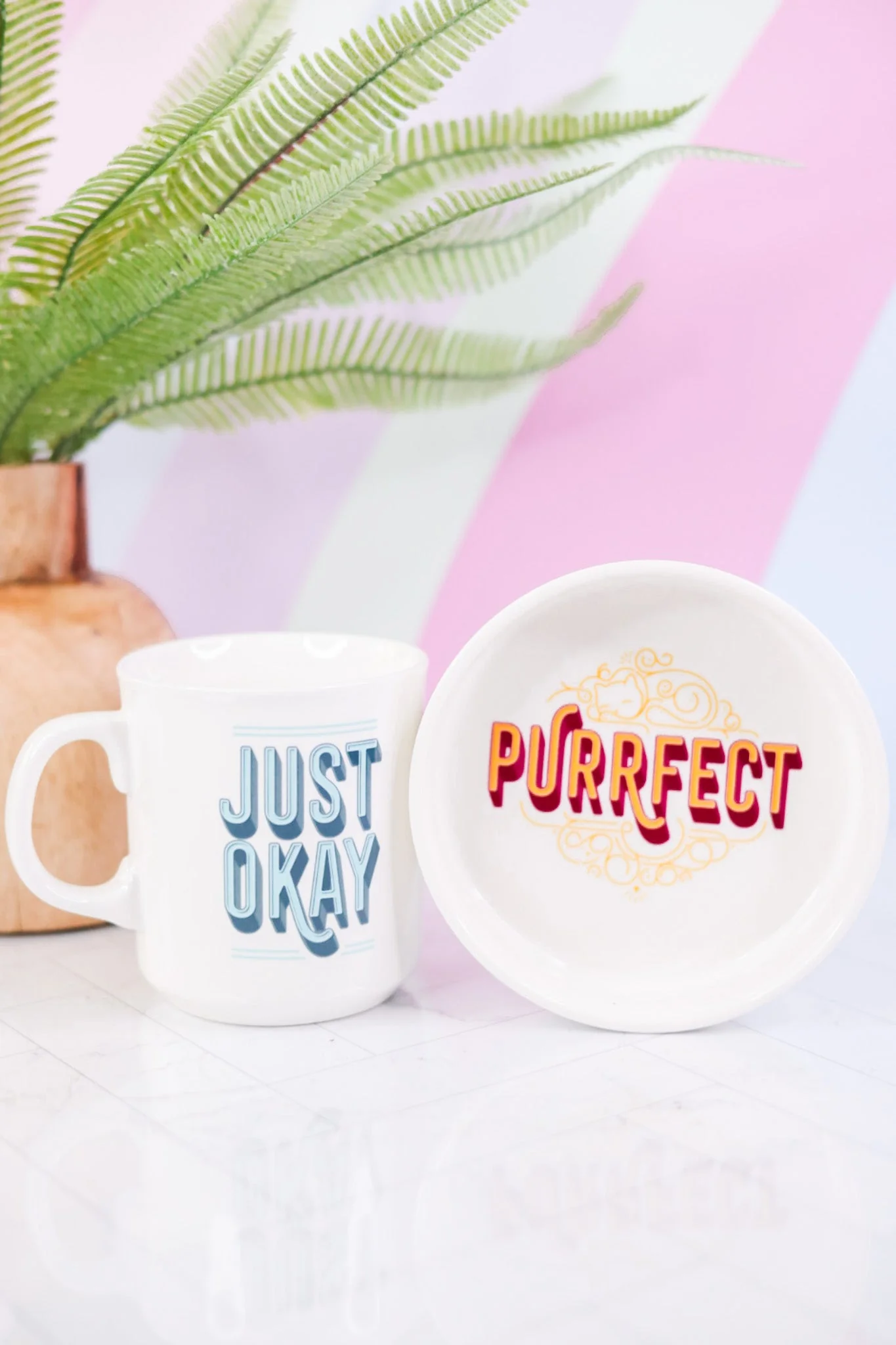 Purrfect Cat Bowl & Mug Set FINAL SALE - Image 3