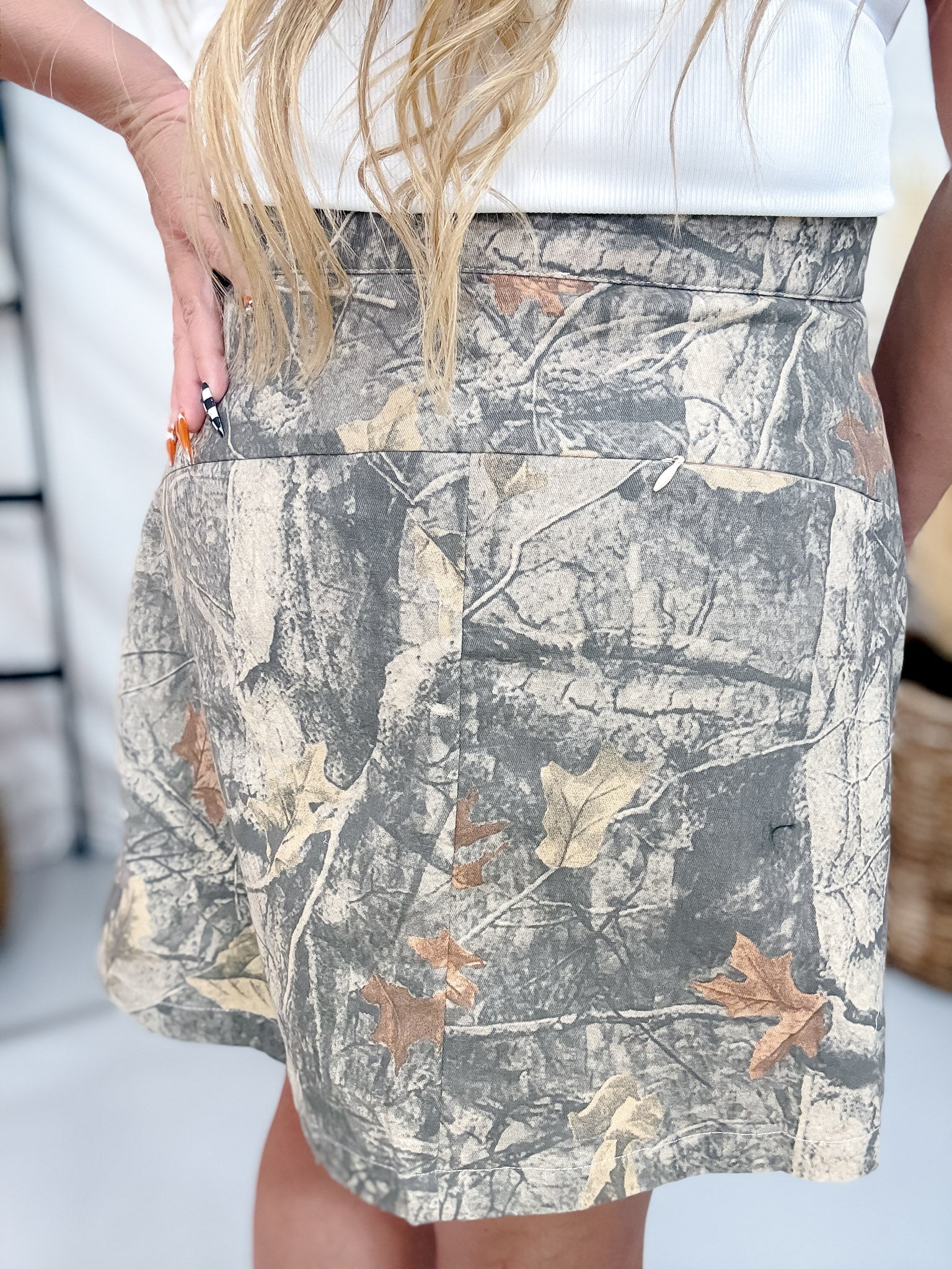Real Tree Camo Print Utility Skort - Image 7