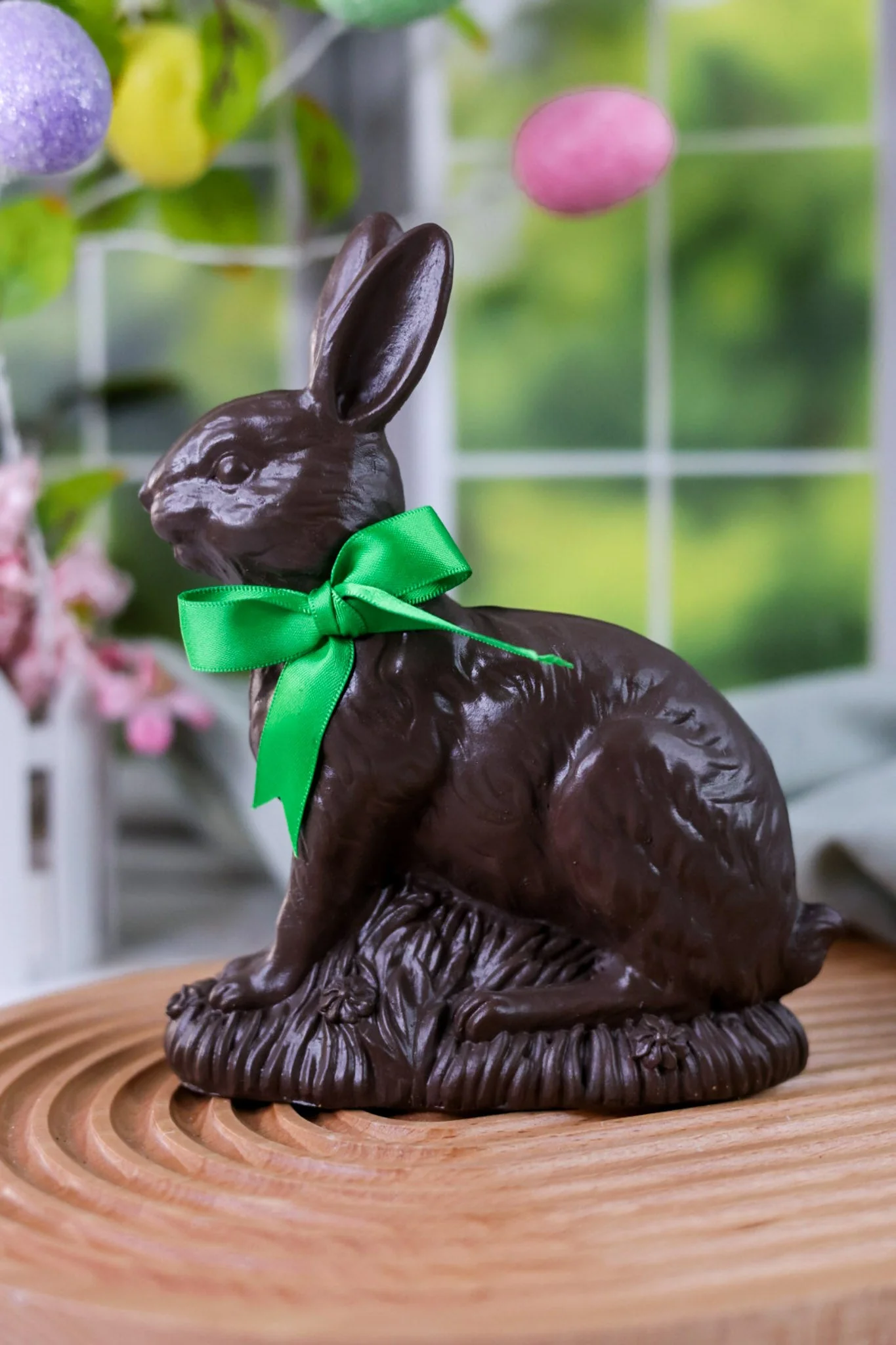 Resin Chocolate Easter Bunny Figurine FINAL SALE - Image 3