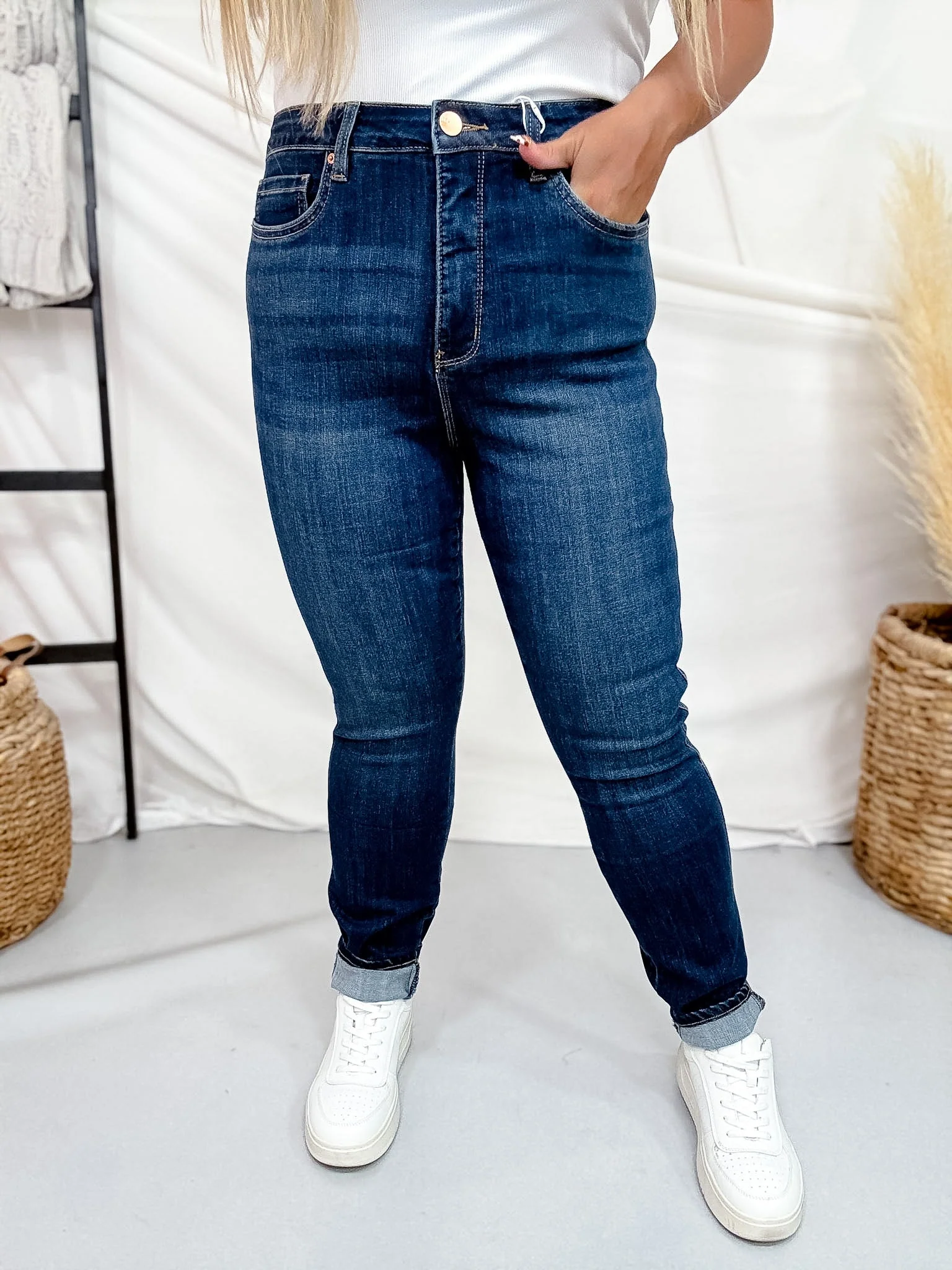 RFM High Waist Dark Wash Skinny Jeans FINAL SALE