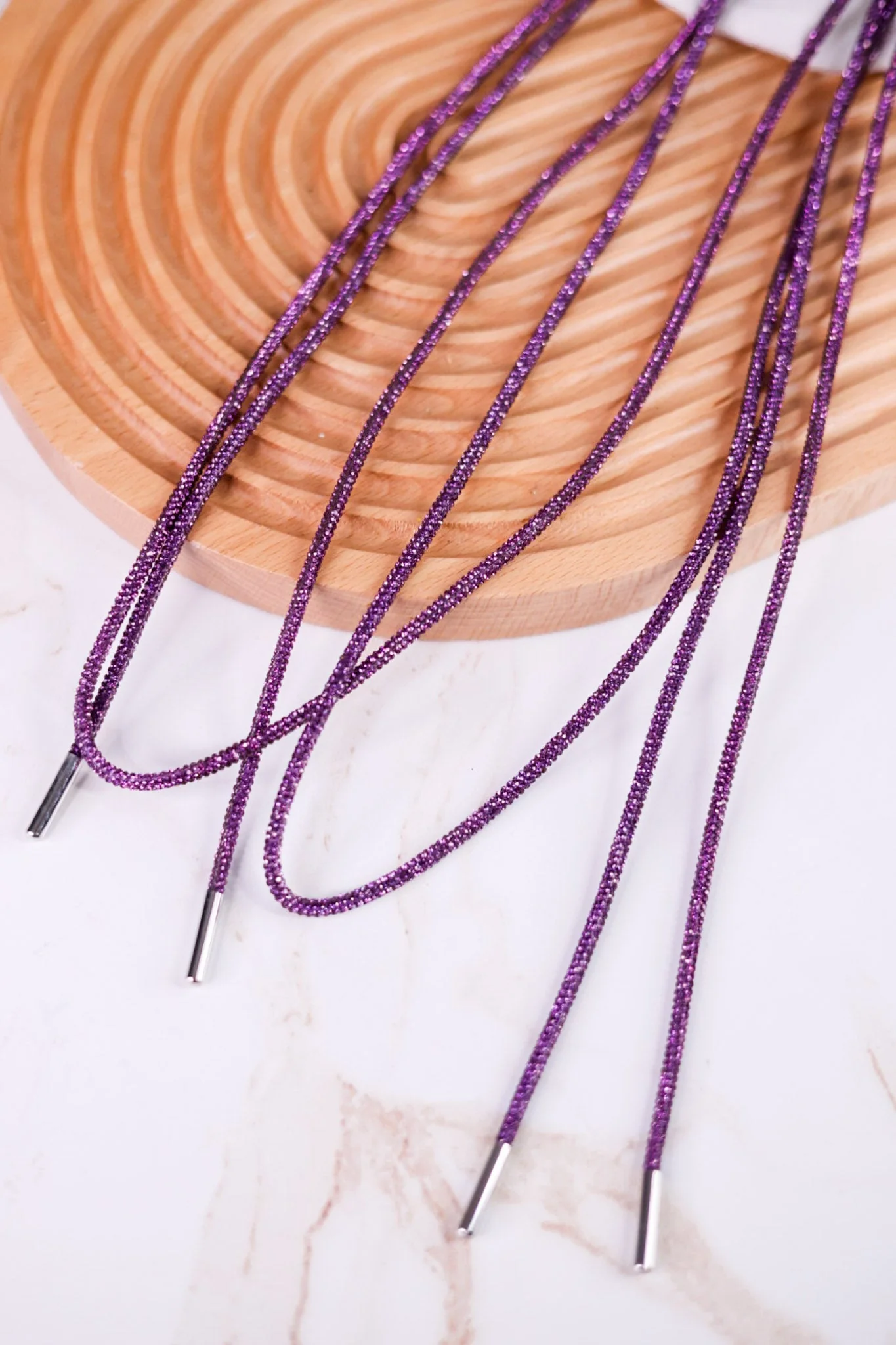 Rhinestone Shoe Laces (10 Colors) - Image 11