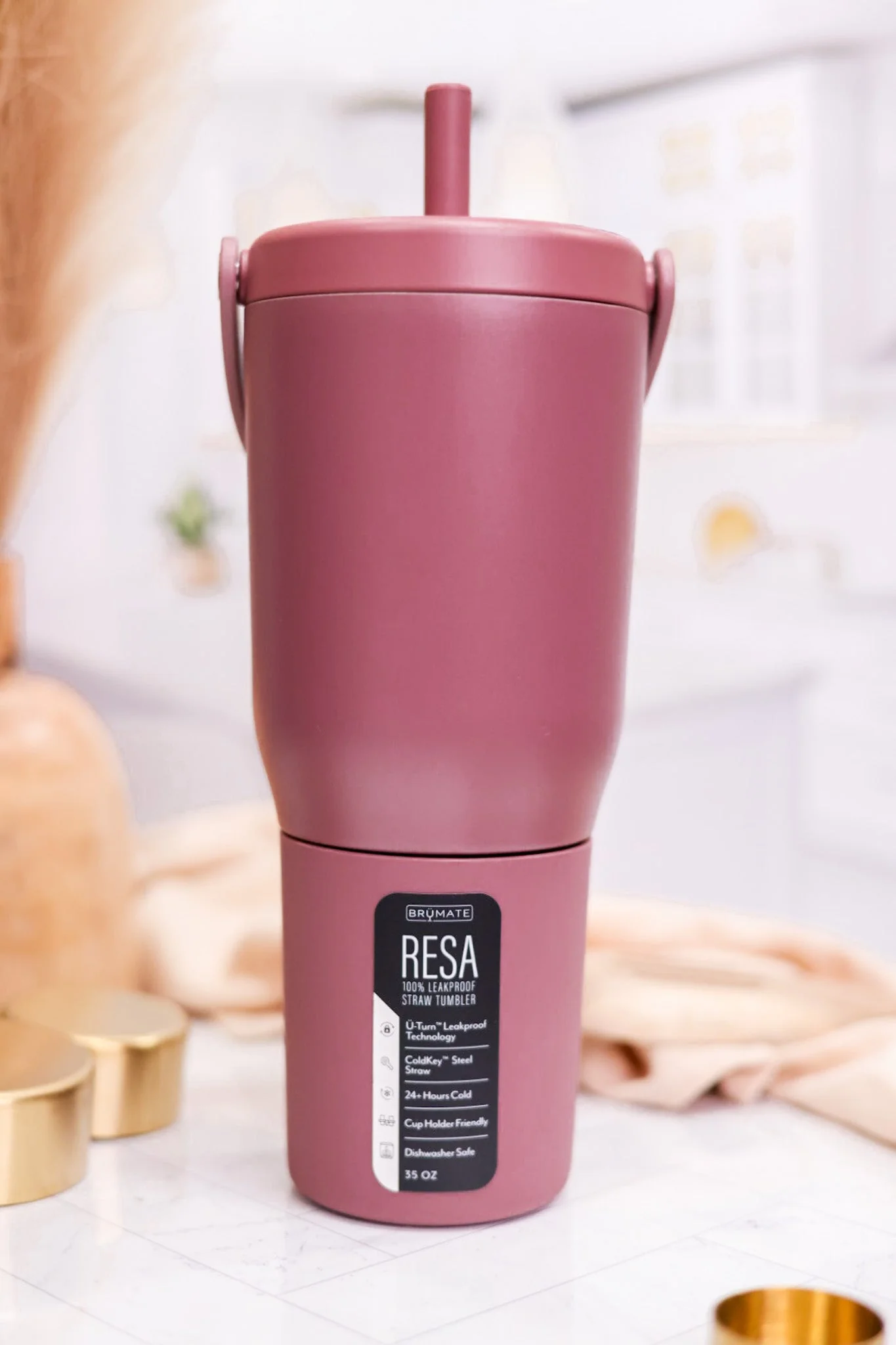 Rose Taupe 35oz Resa Tumbler