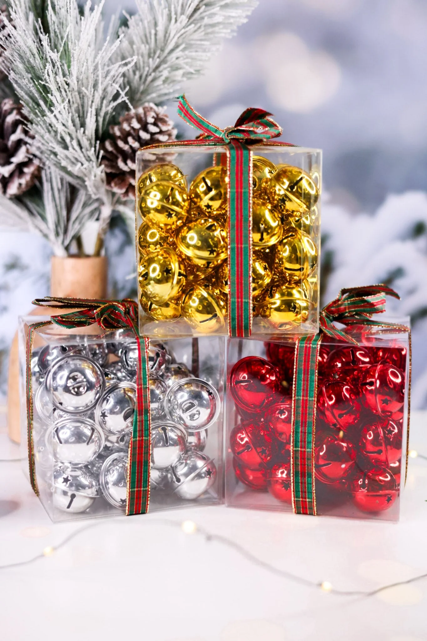 Set Of 36 Metal Holiday Bells (3 Colors) FINAL SALE - Image 5