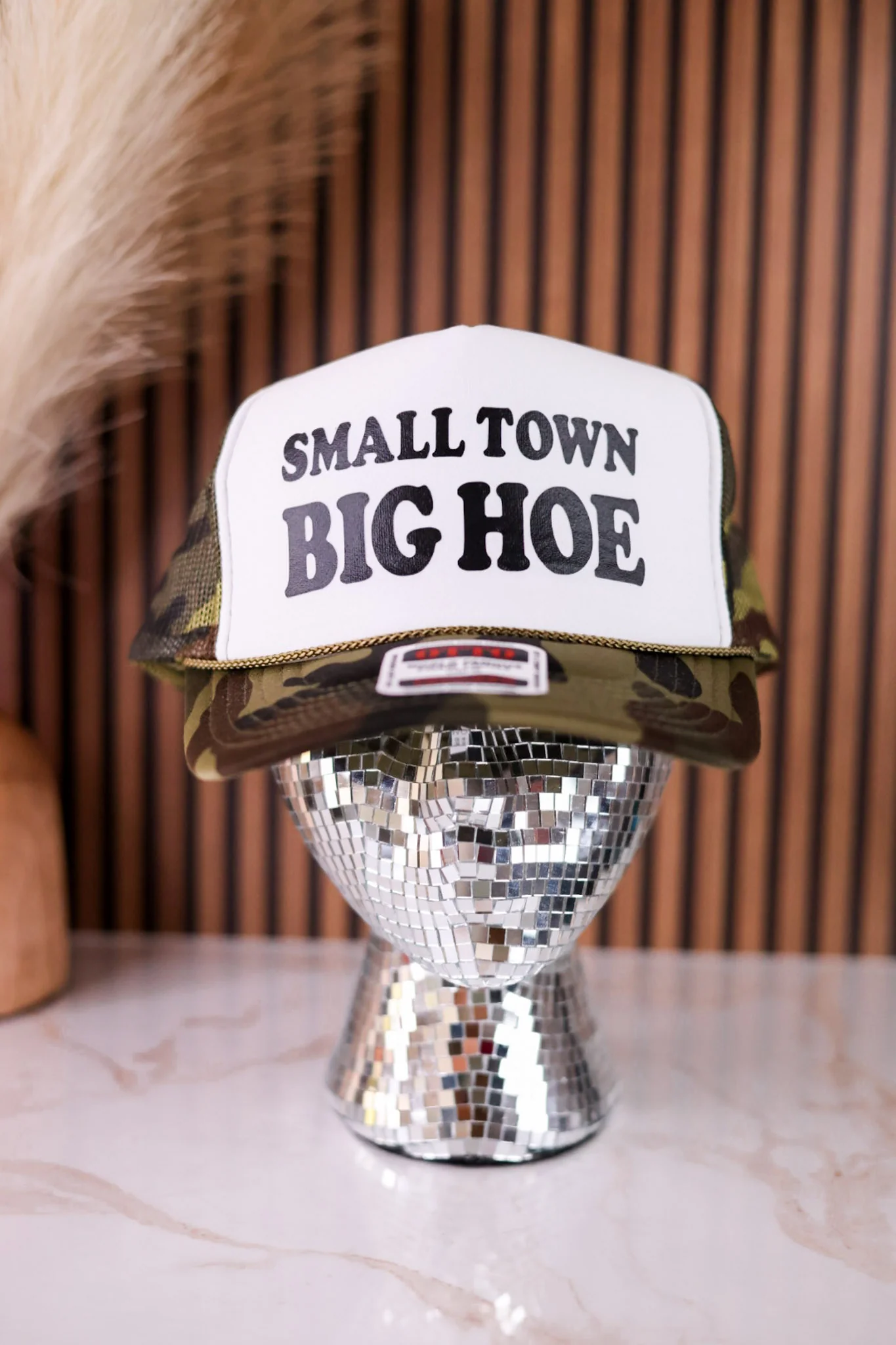 Small Town Big Hoe Trucker Hat - Image 2